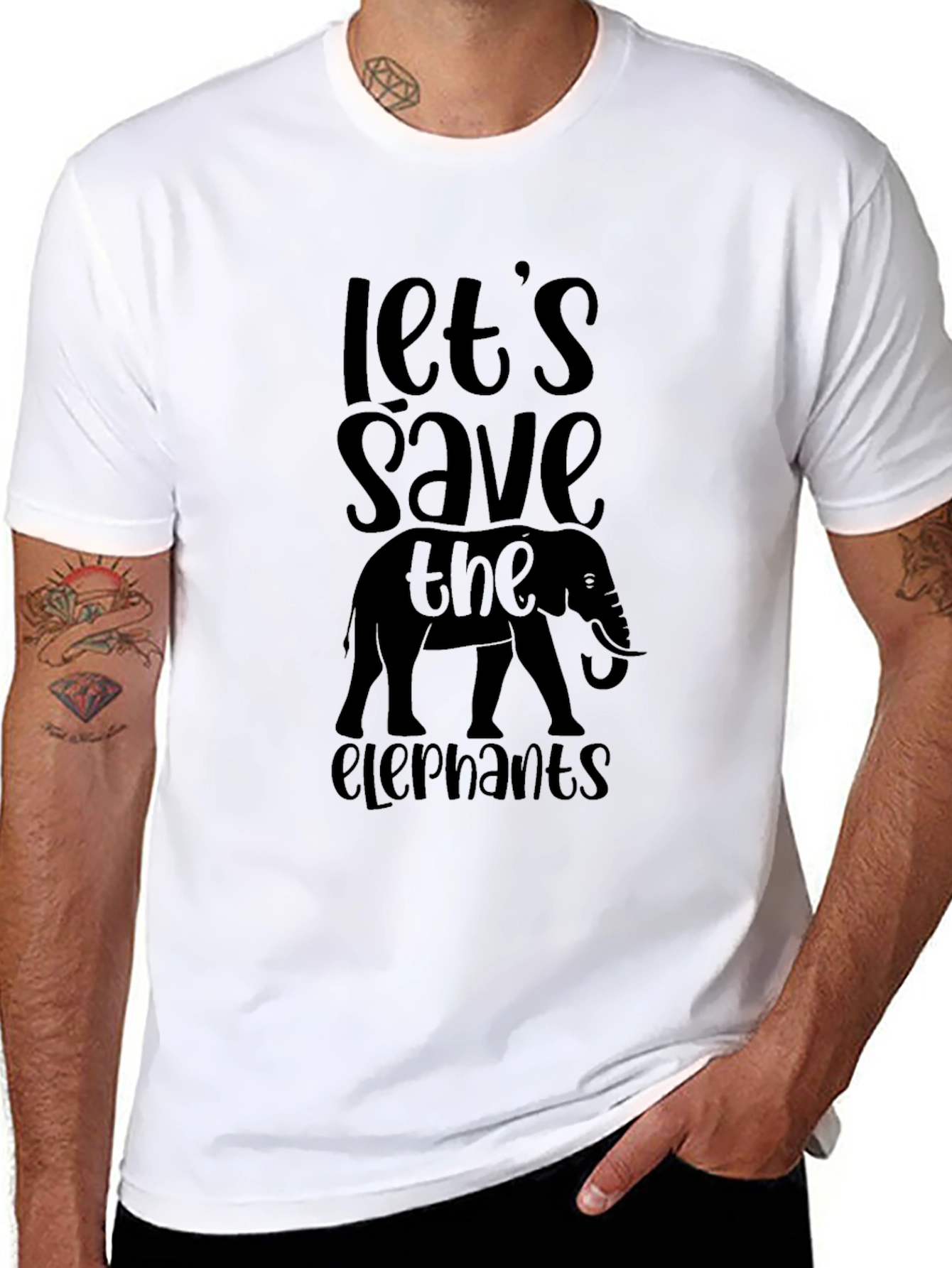 Save the Elephants Graphic Tee
