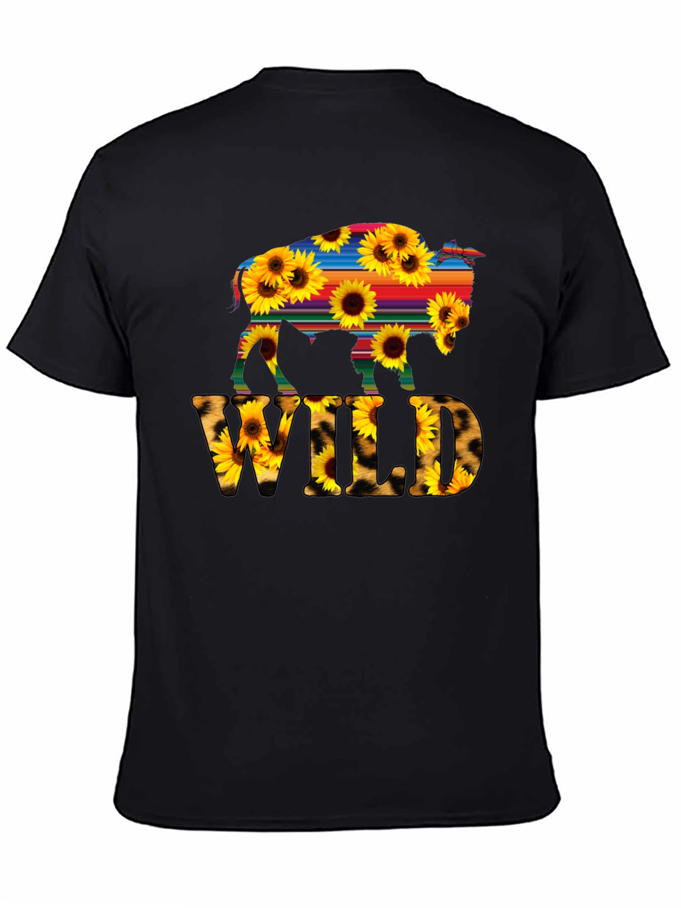 Wild Buffalo Sunflower Graphic Tee