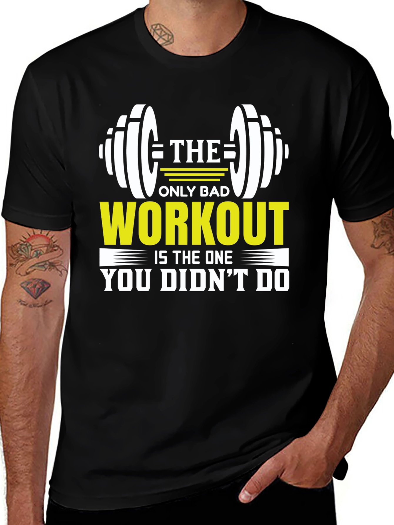 Workout Motivation T-Shirt - Gym Fitness Apparel