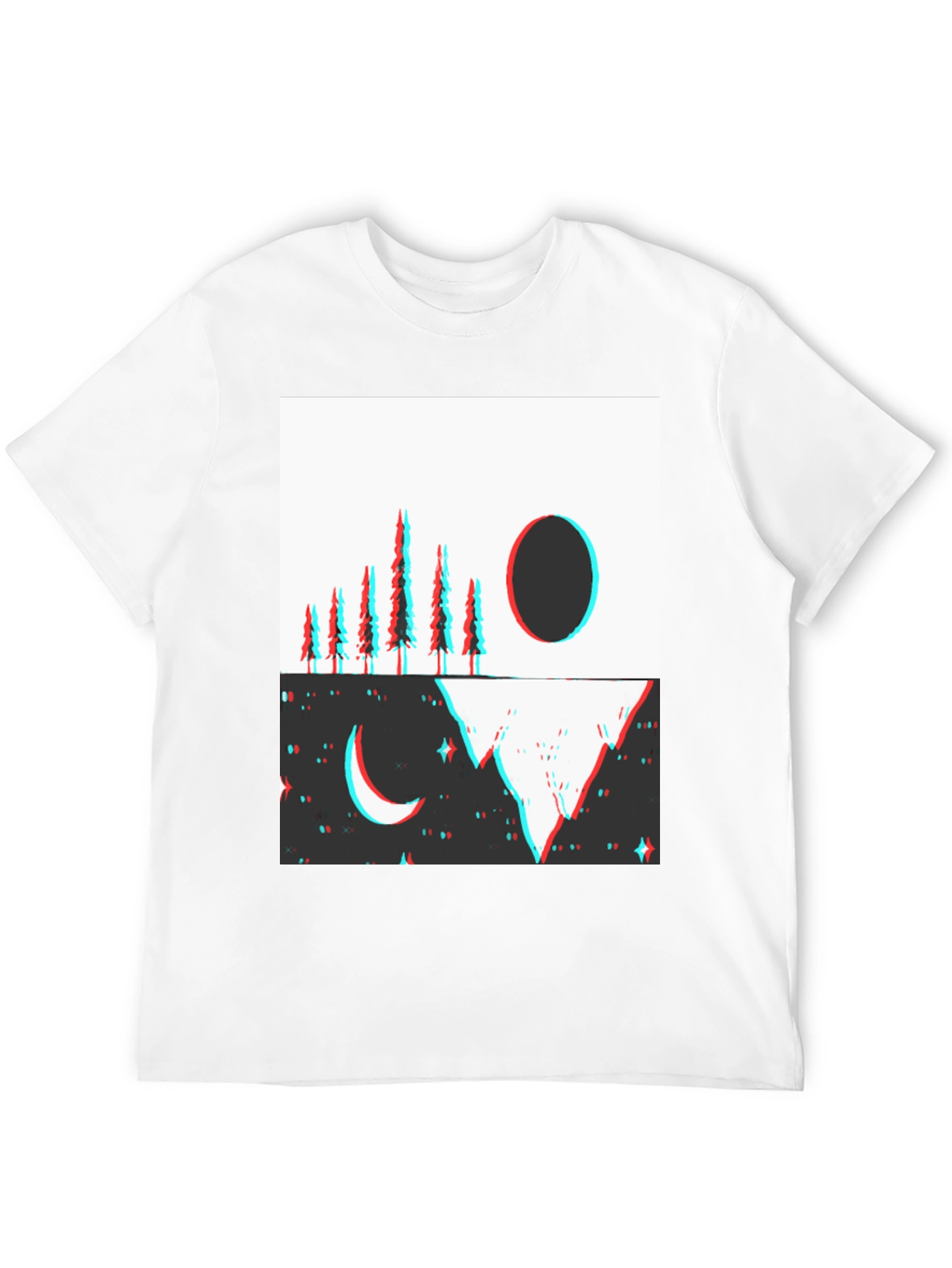 Abstract Day & Night T-Shirt