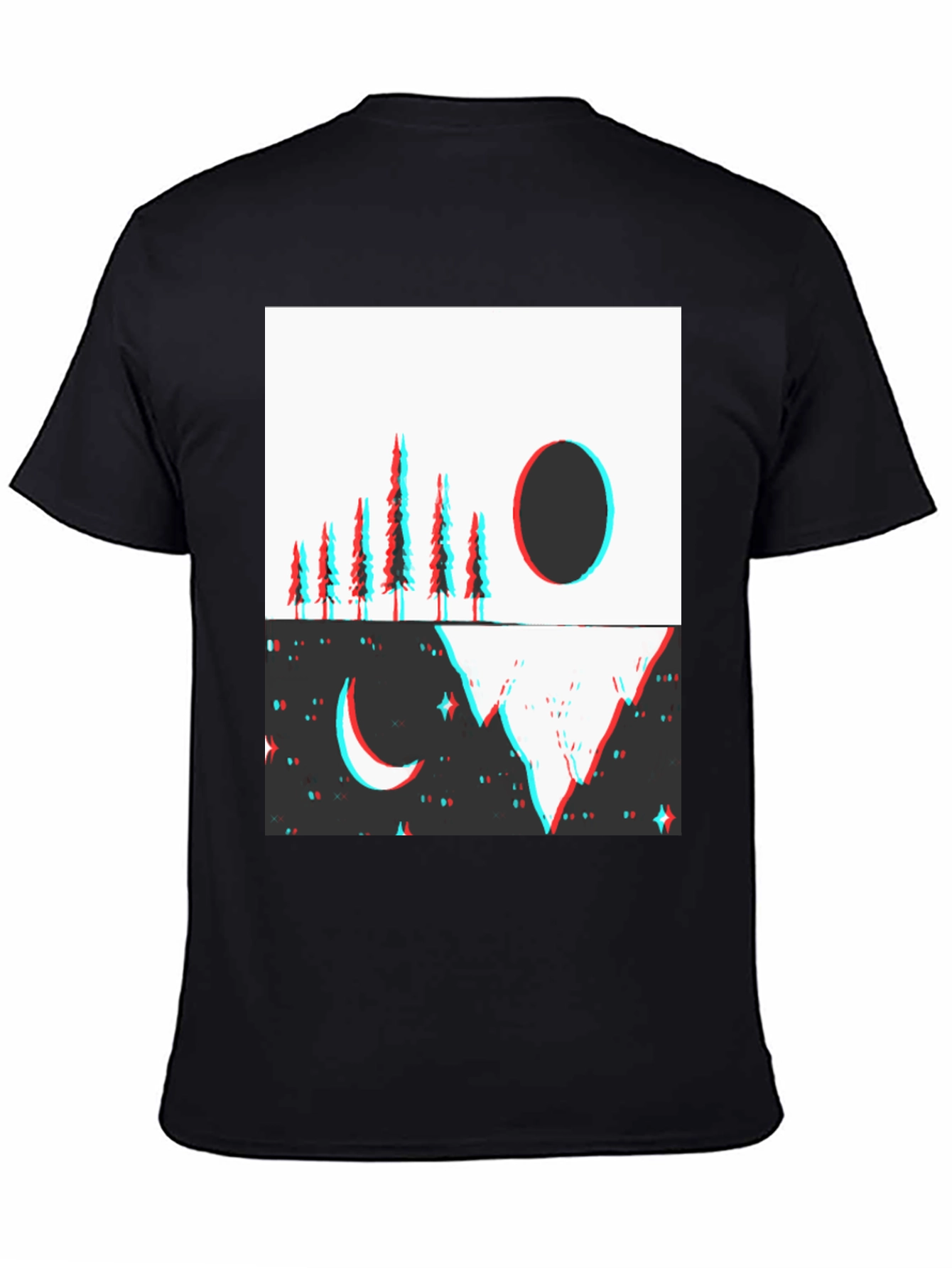 Abstract Day & Night T-Shirt