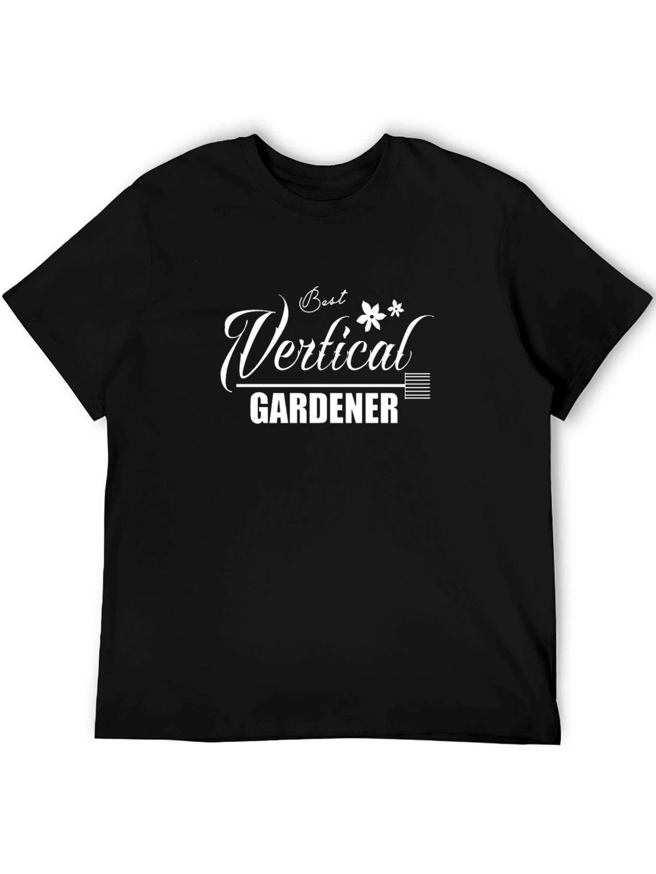 Best Vertical Gardener Black T-Shirt