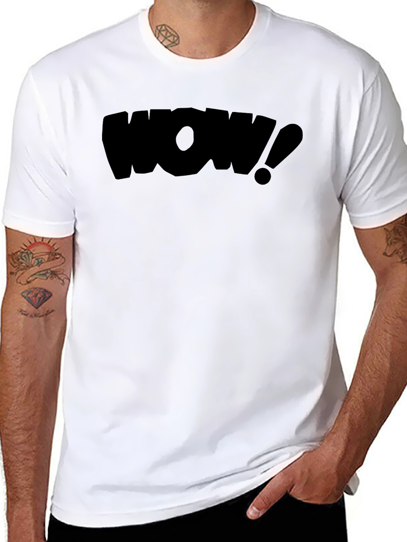 WOW! Graphic Tee - Bold Statement T-Shirt