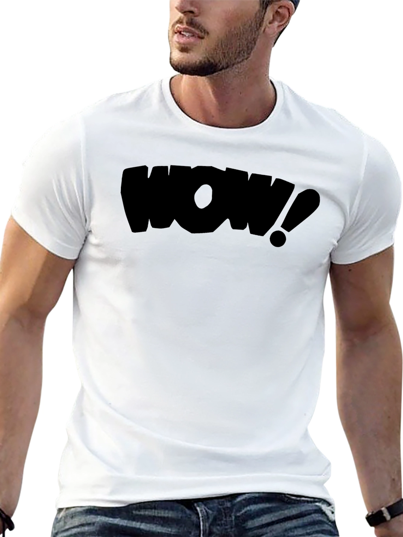 WOW! Graphic Tee - Bold Statement T-Shirt