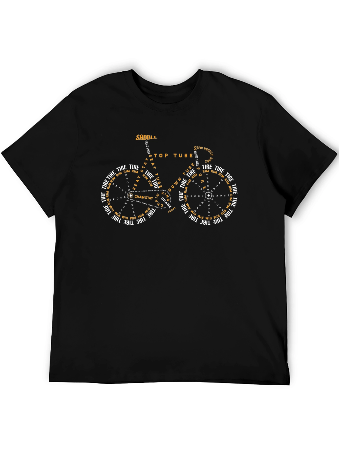 Cycling Typography T-Shirt