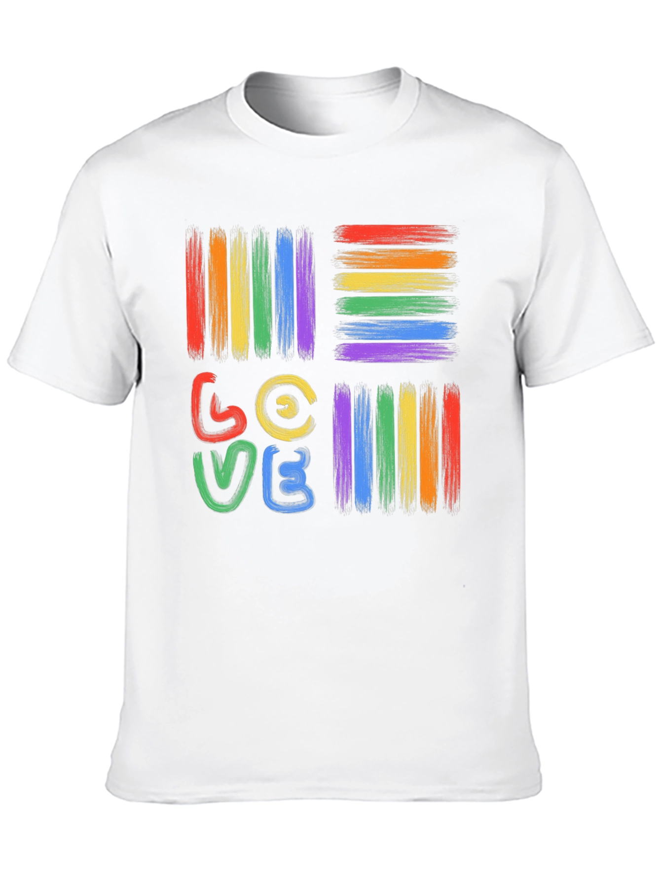 Pride Love T-Shirt - Rainbow LGBT Graphic Tee