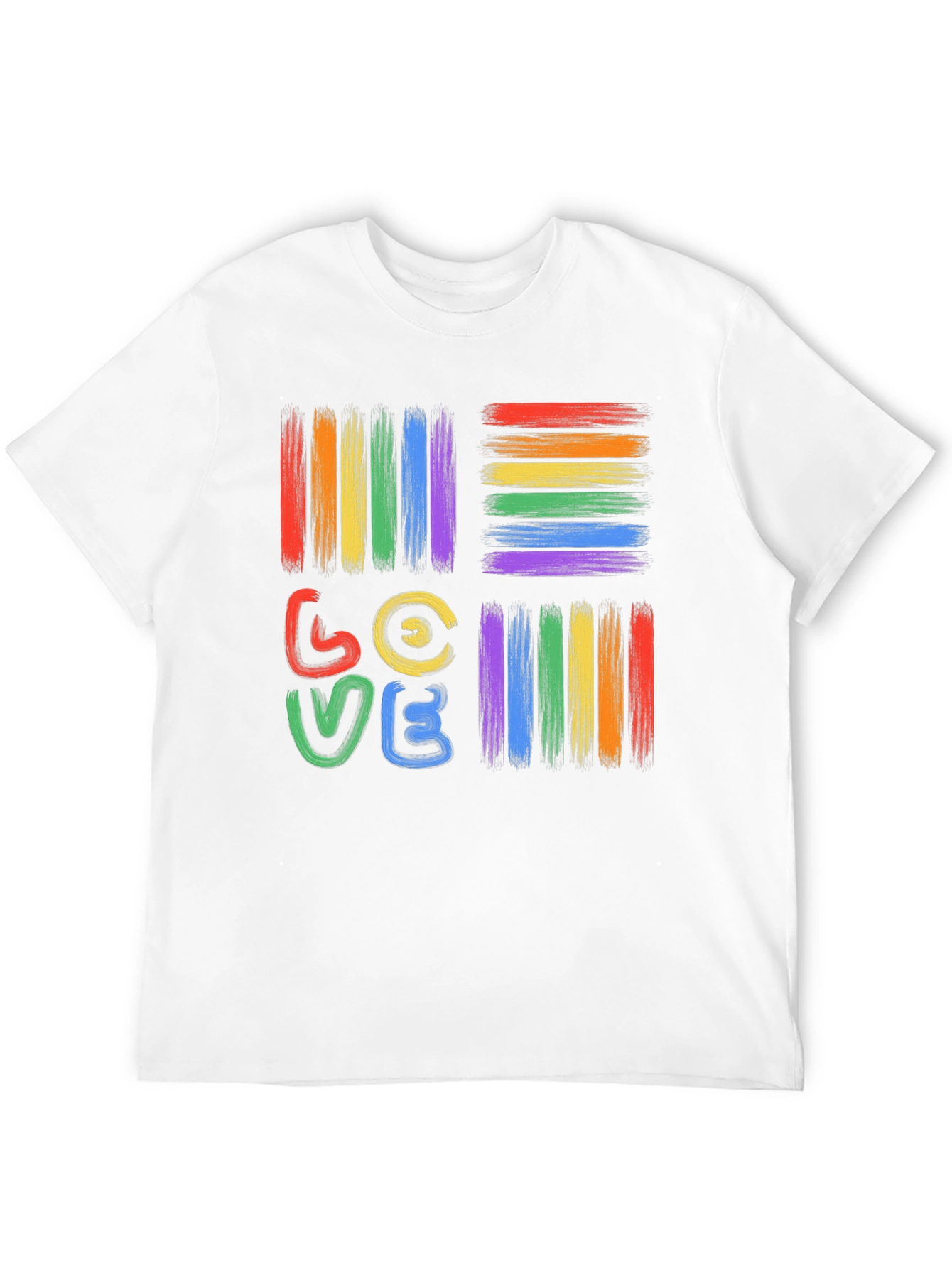 Pride Love T-Shirt - Rainbow LGBT Graphic Tee
