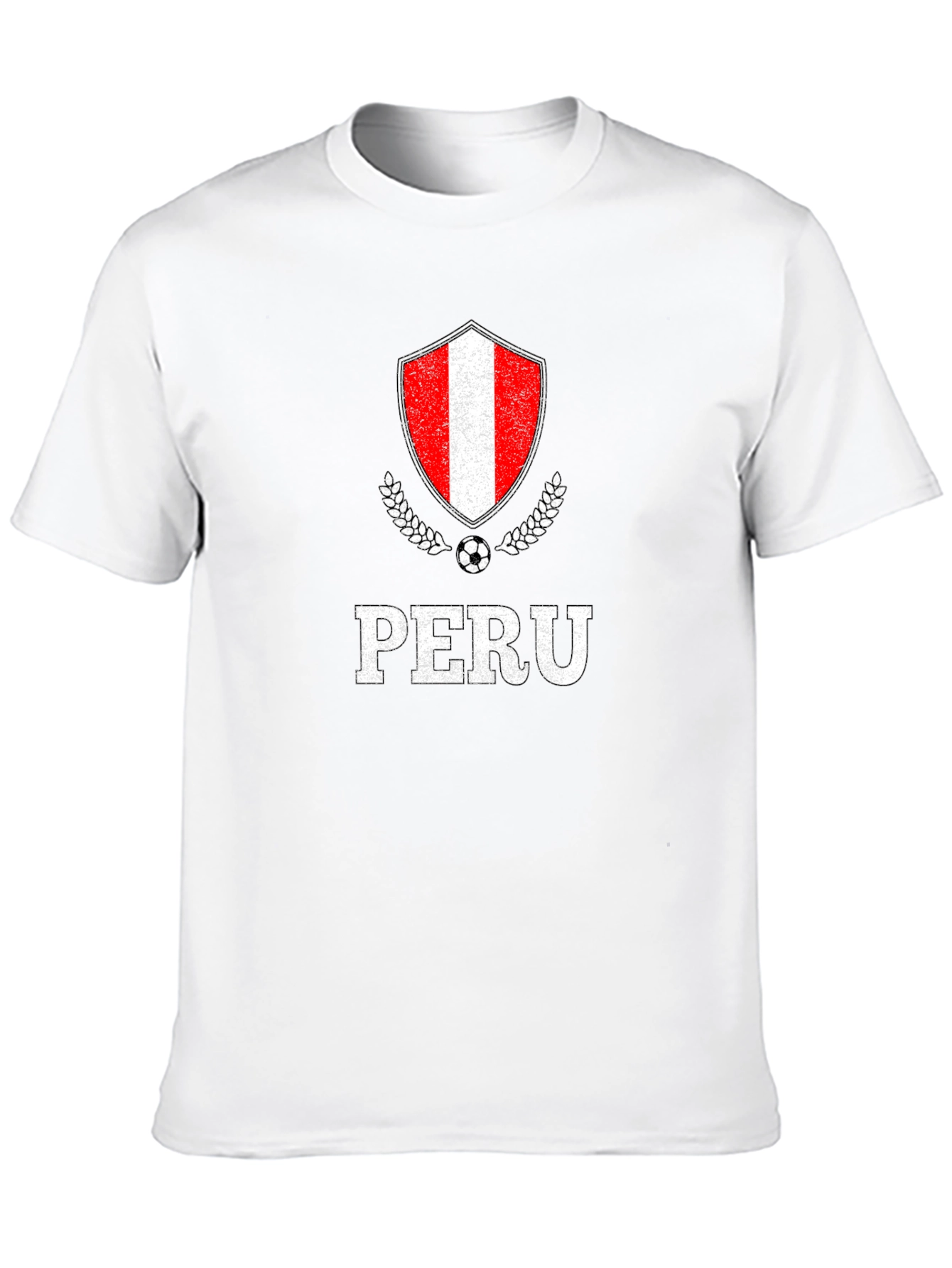 Peru Soccer T-Shirt Peruvian National Football Team Tee