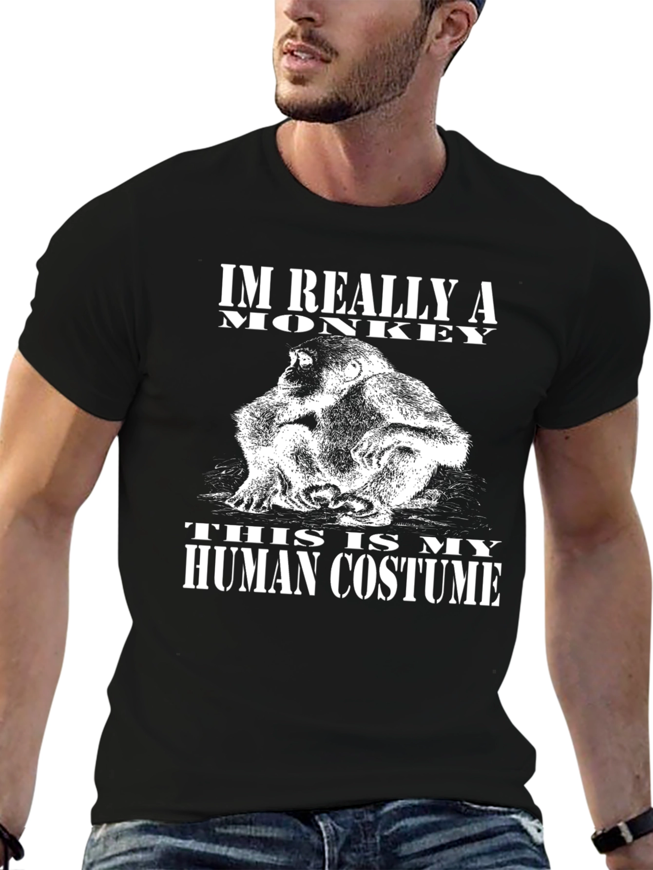 Im Really A Monkey Funny T-Shirt