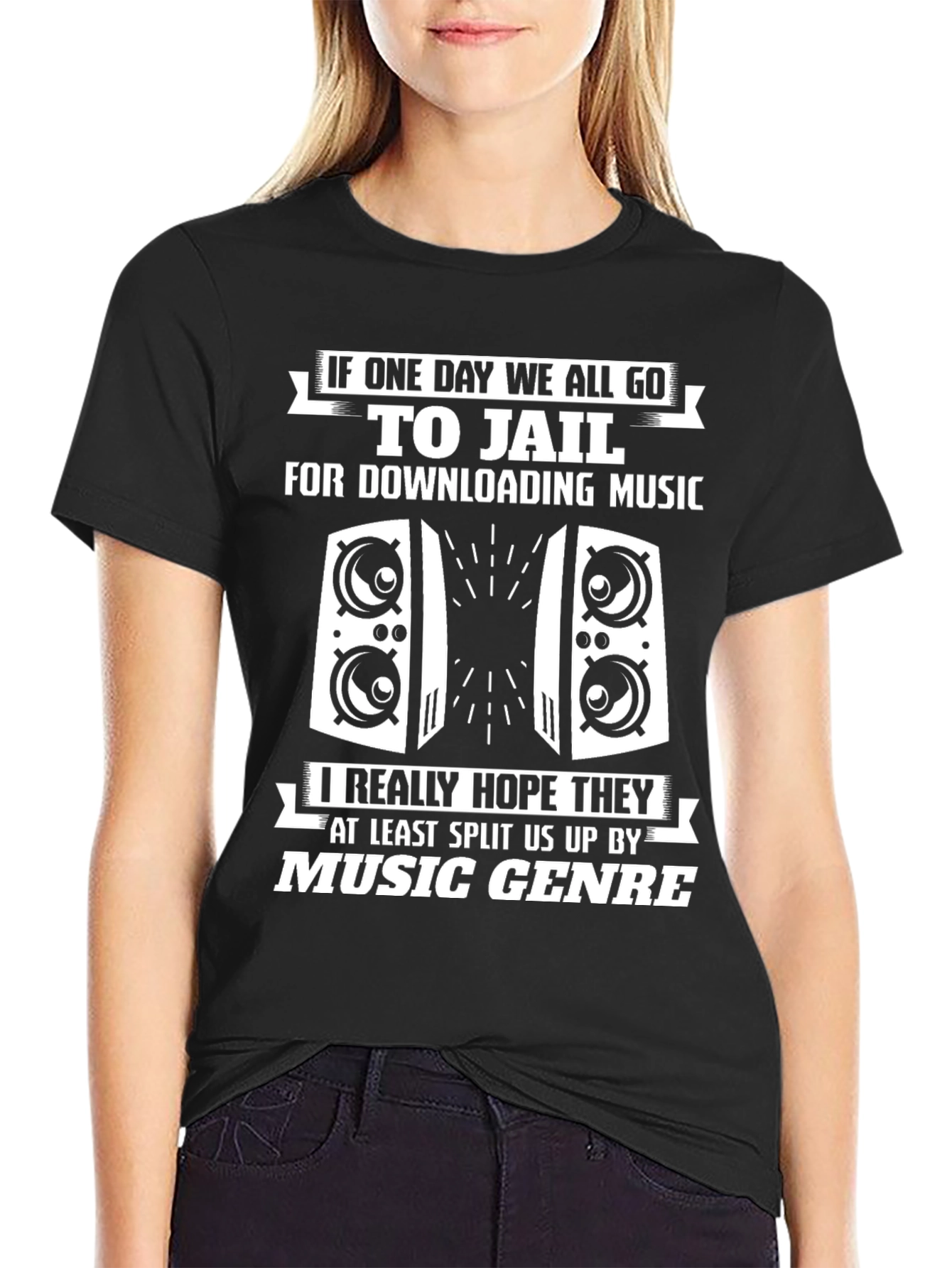 Music Lovers T-Shirt - Jail by Genre!