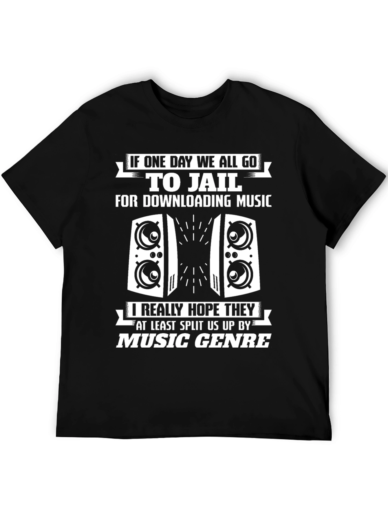 Music Lovers T-Shirt - Jail by Genre!