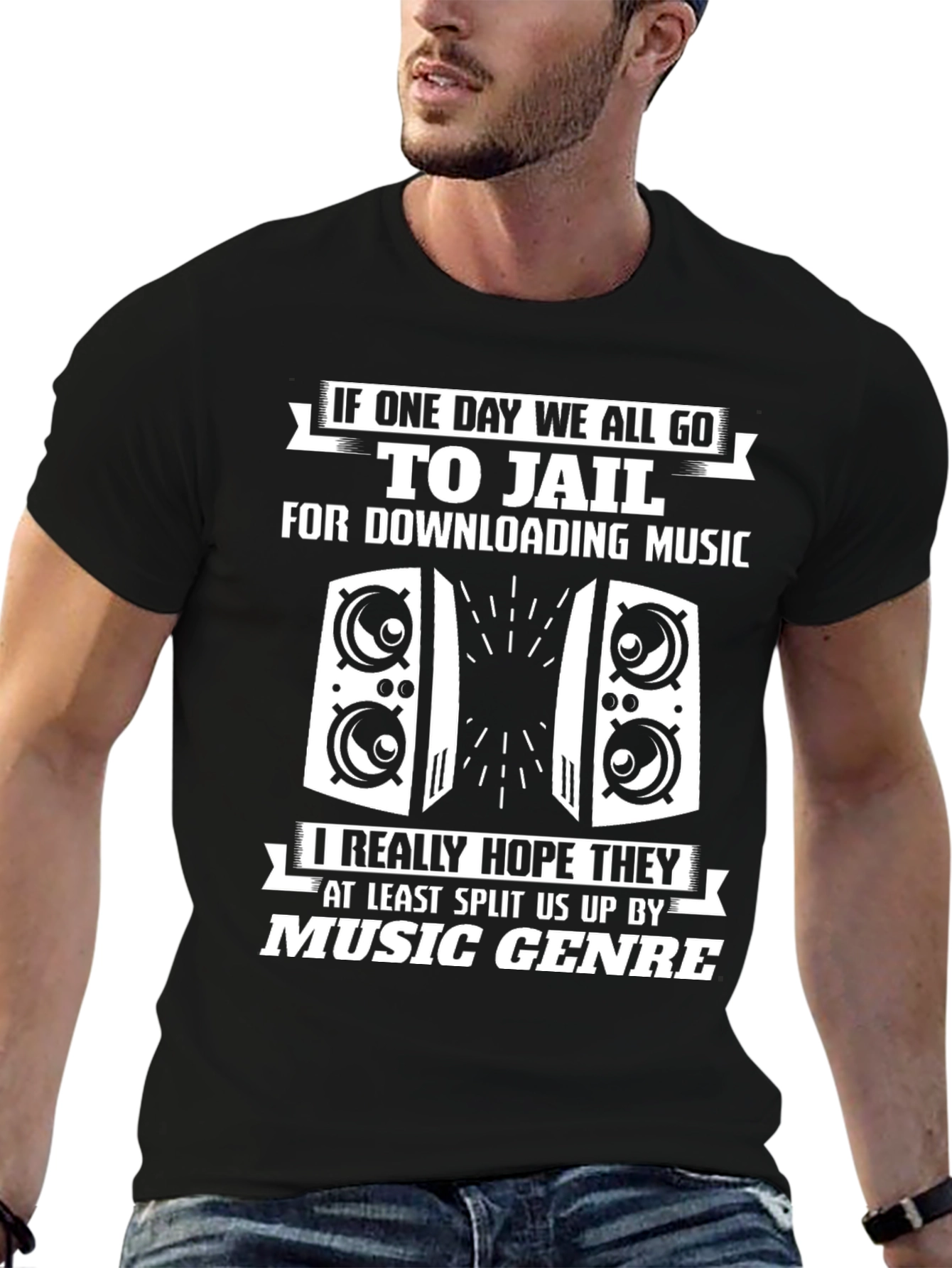 Music Lovers T-Shirt - Jail by Genre!