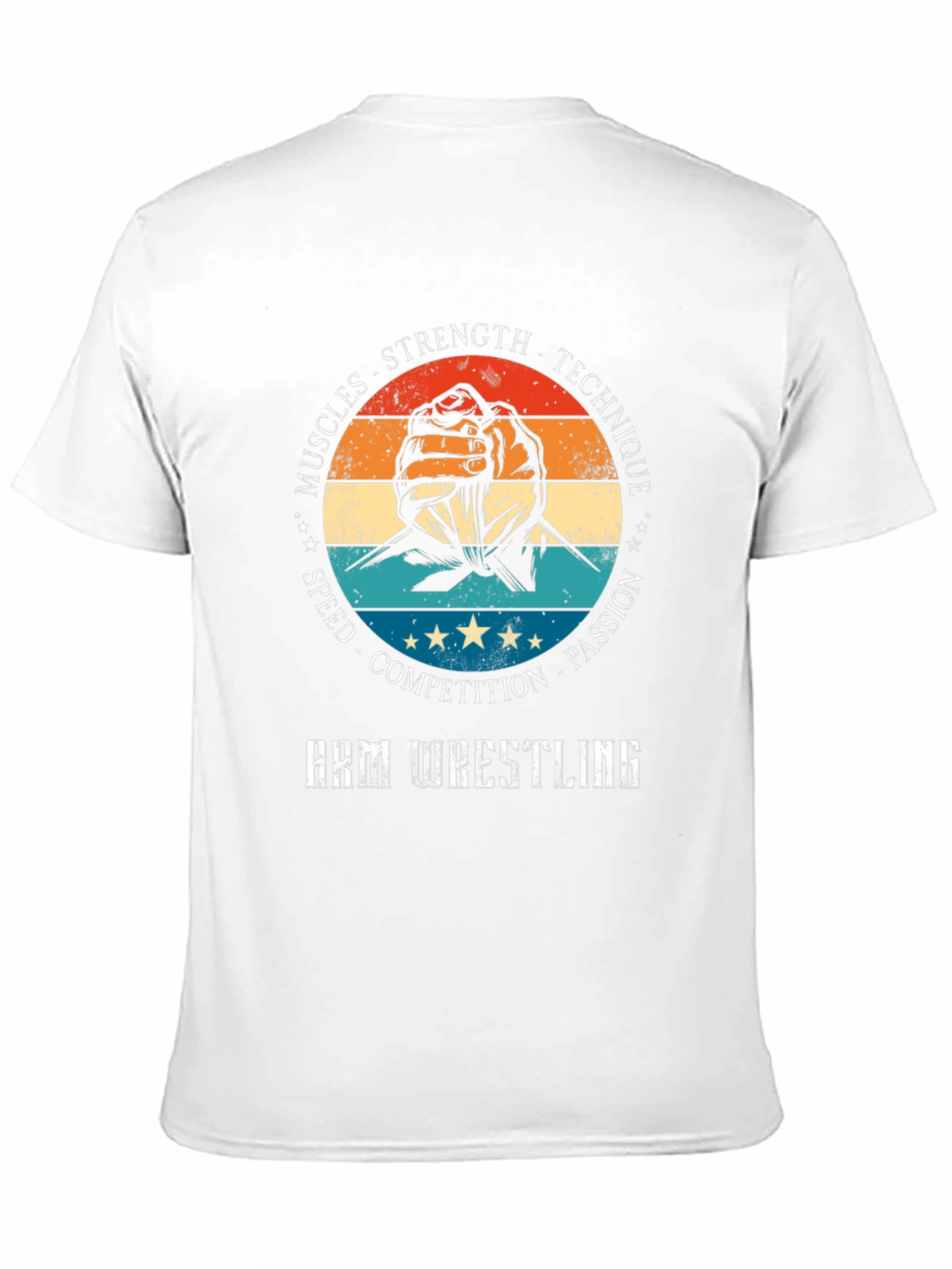 Arm Wrestling T-Shirt - Strength Technique Passion