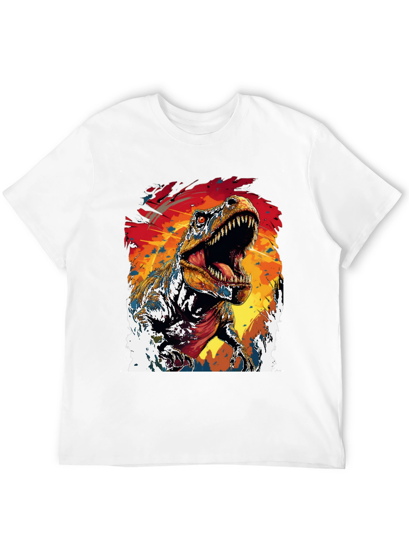 Dino Roar Graphic Tee - Black T-Shirt