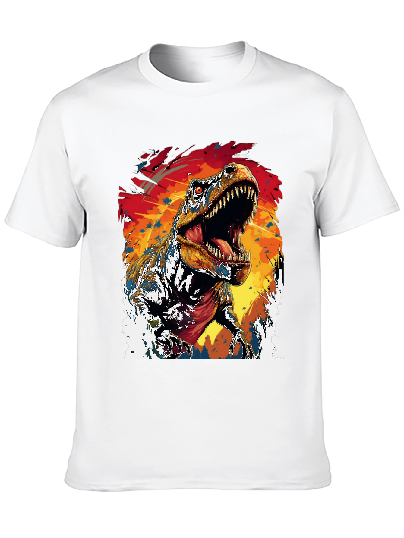 Dino Roar Graphic Tee - Black T-Shirt
