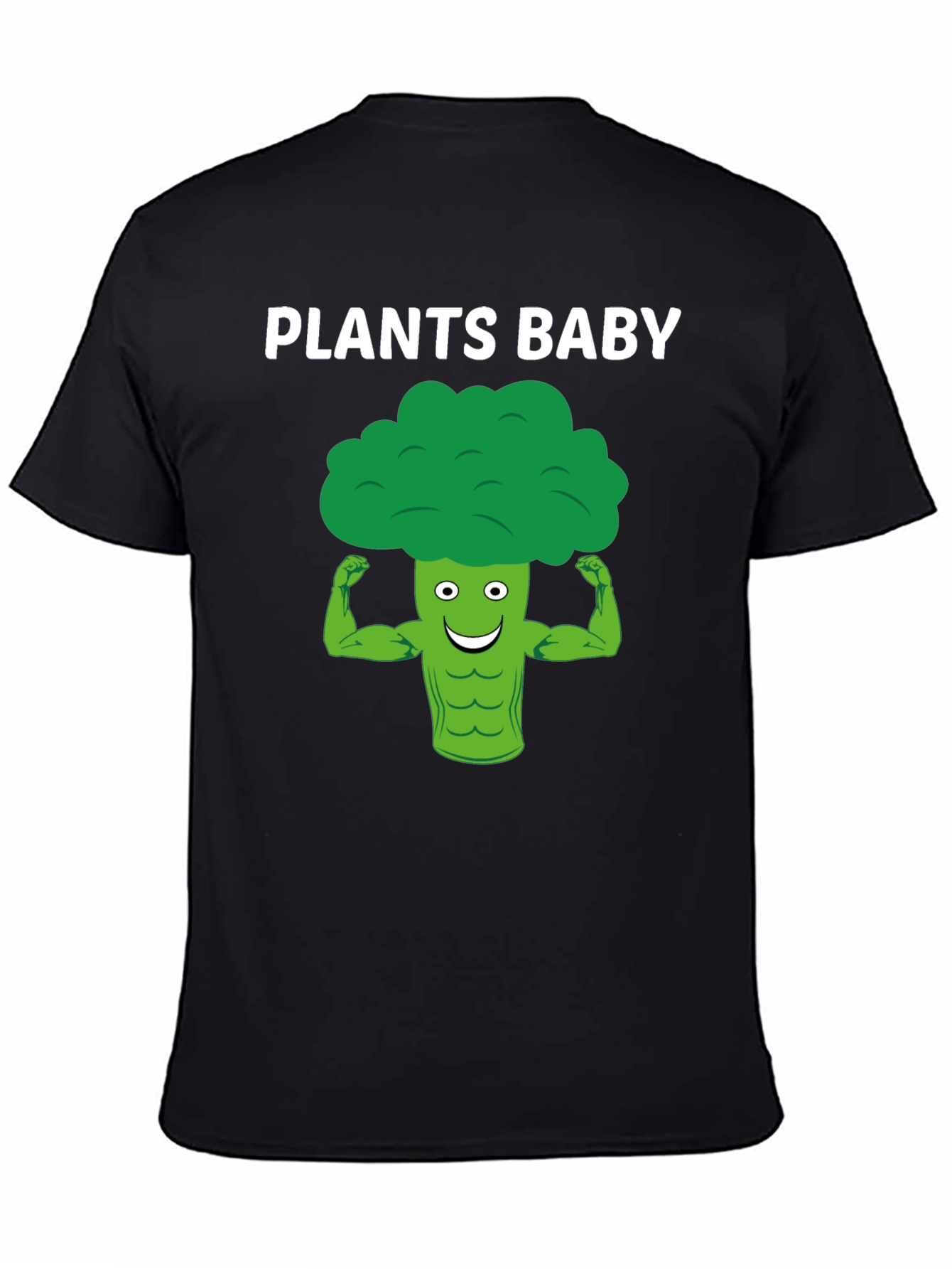 Plants Baby Graphic Tee - Vegan Broccoli Power!