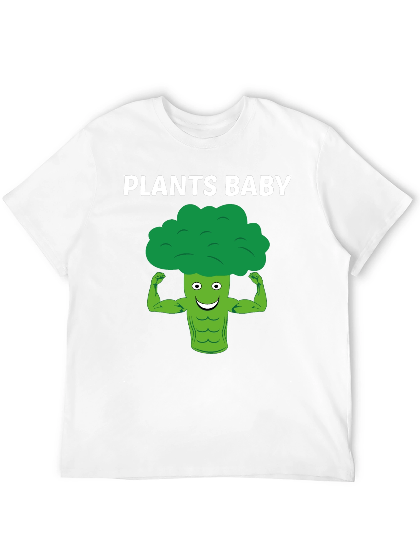 Plants Baby Graphic Tee - Vegan Broccoli Power!