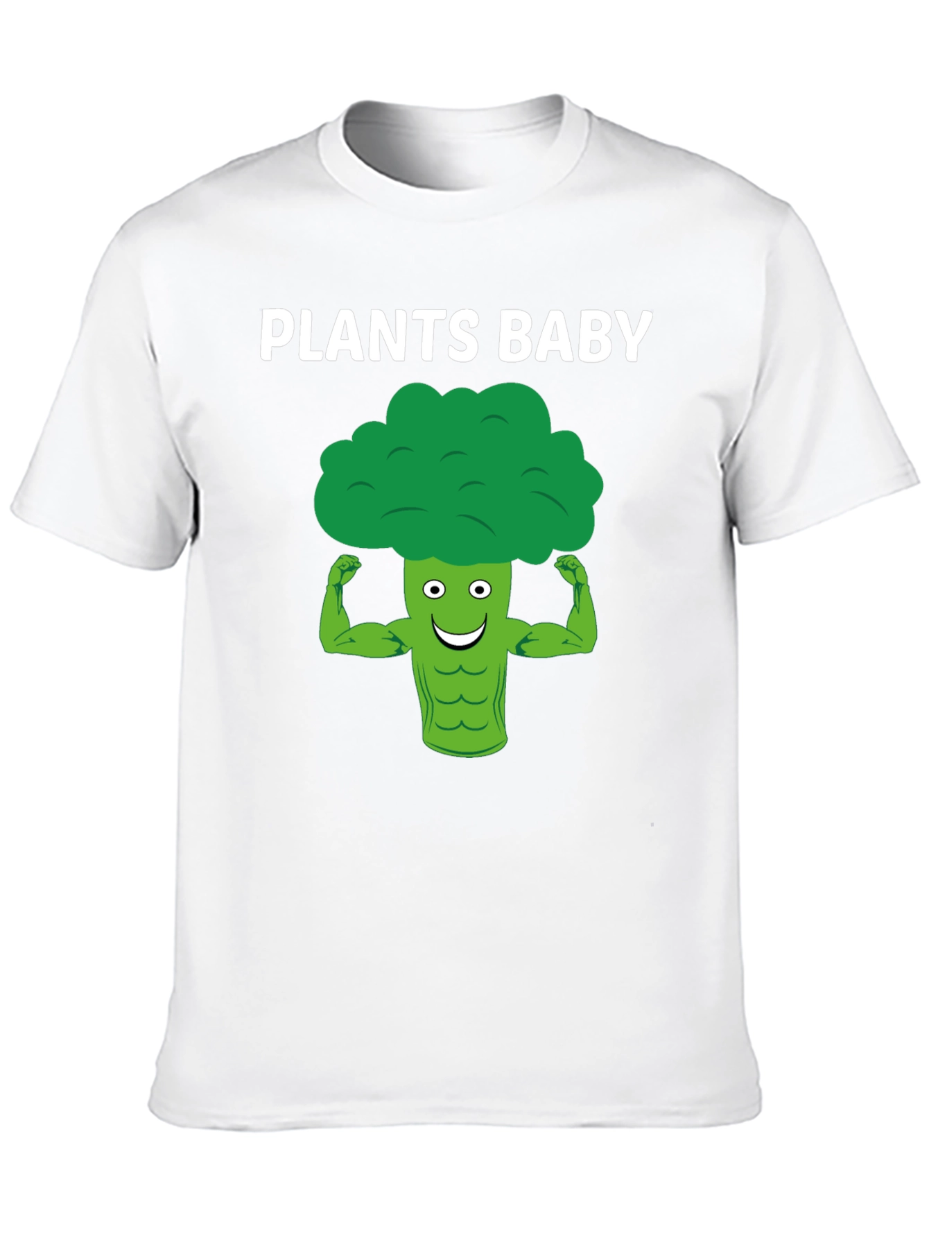 Plants Baby Graphic Tee - Vegan Broccoli Power!