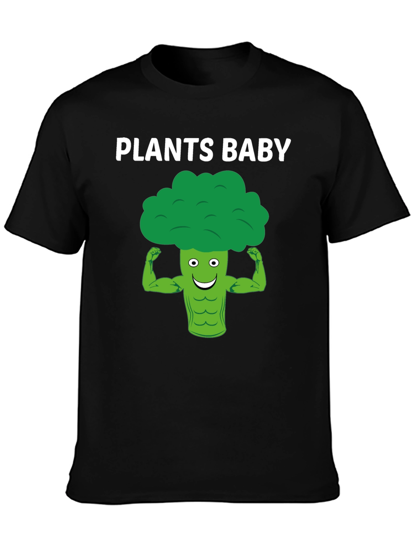 Plants Baby Graphic Tee - Vegan Broccoli Power!