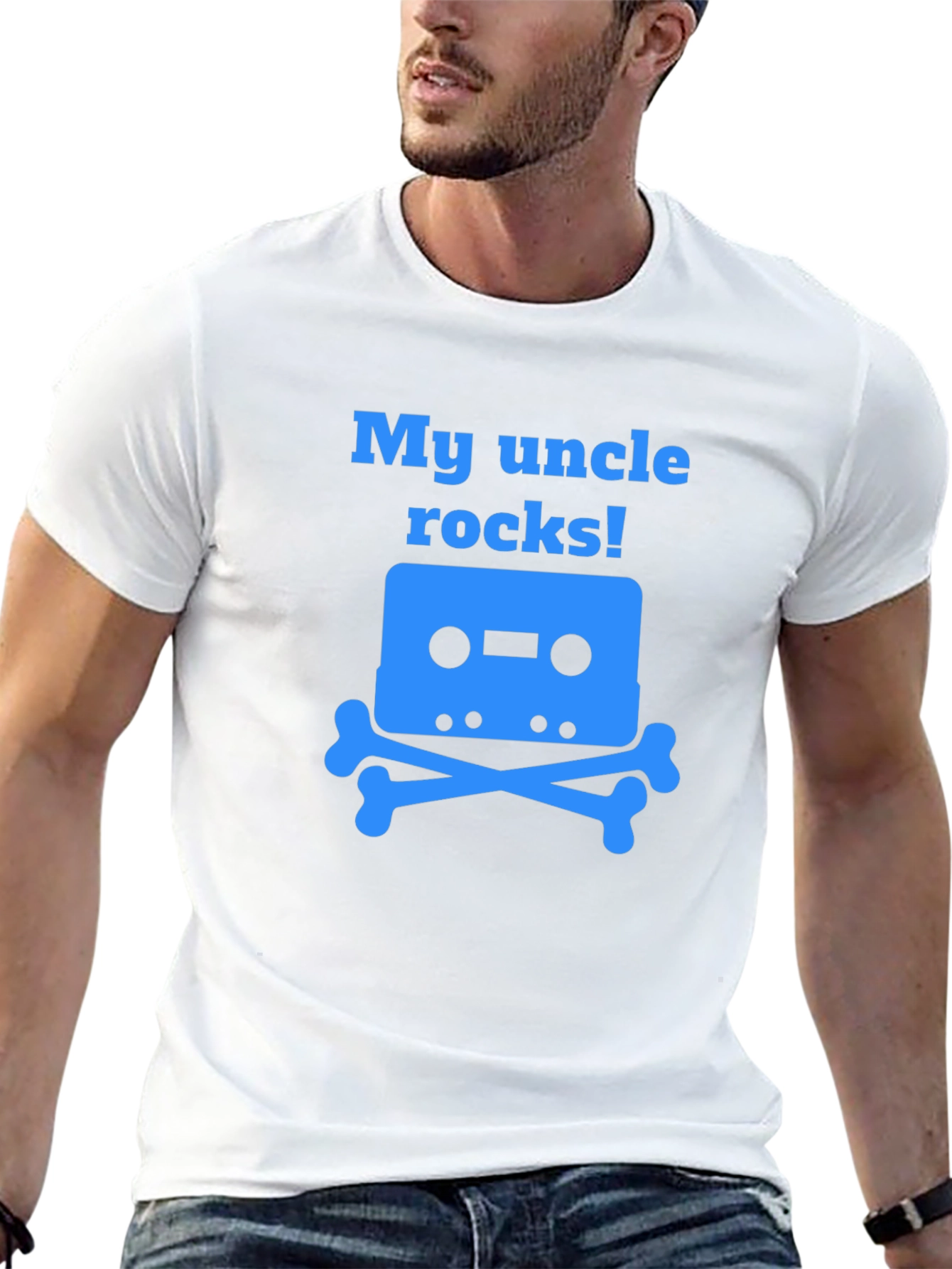 My Uncle Rocks Cassette Tape T-Shirt