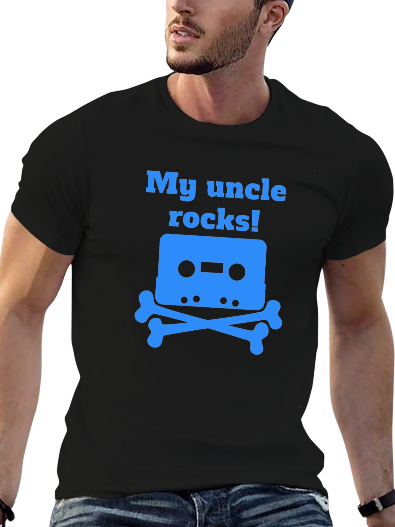 My Uncle Rocks Cassette Tape T-Shirt