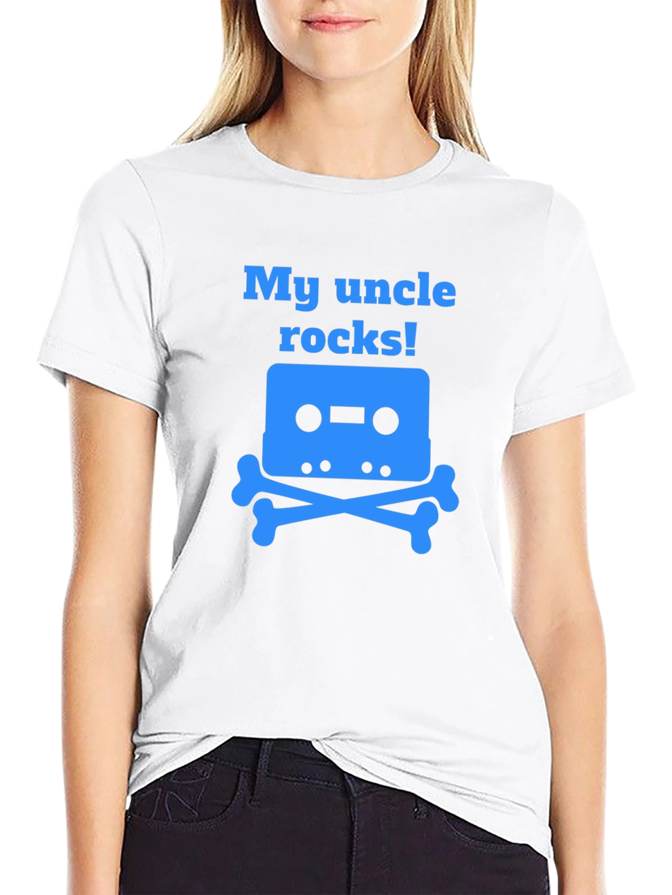 My Uncle Rocks Cassette Tape T-Shirt