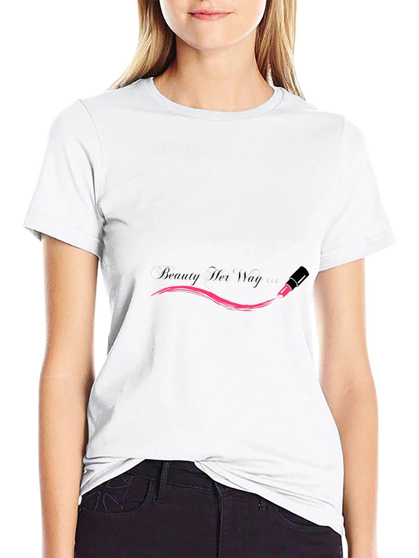 Beauty Her Way Black T-Shirt