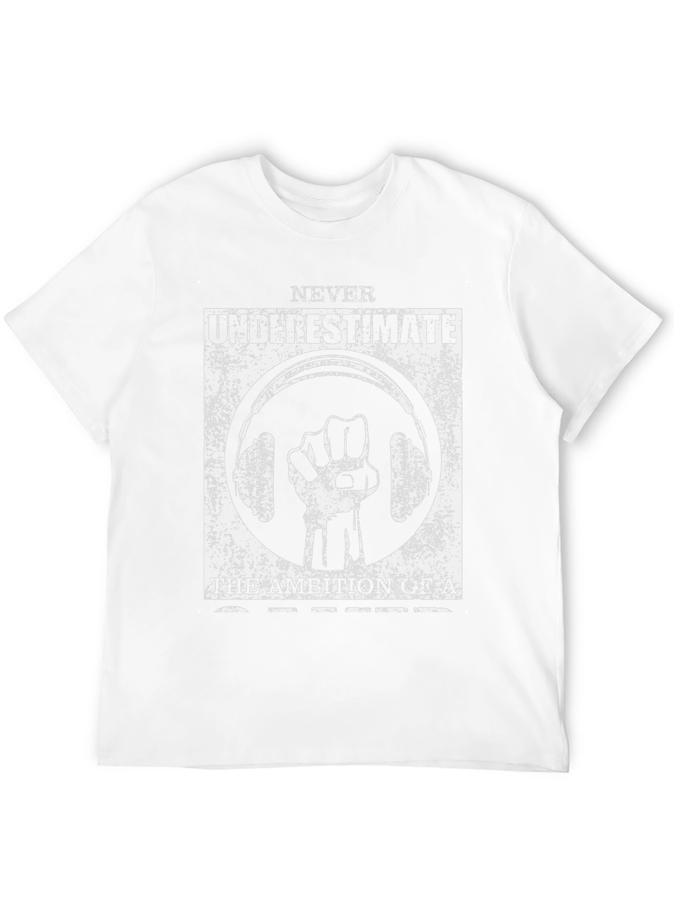 Never Underestimate DJ Ambition Black T-Shirt