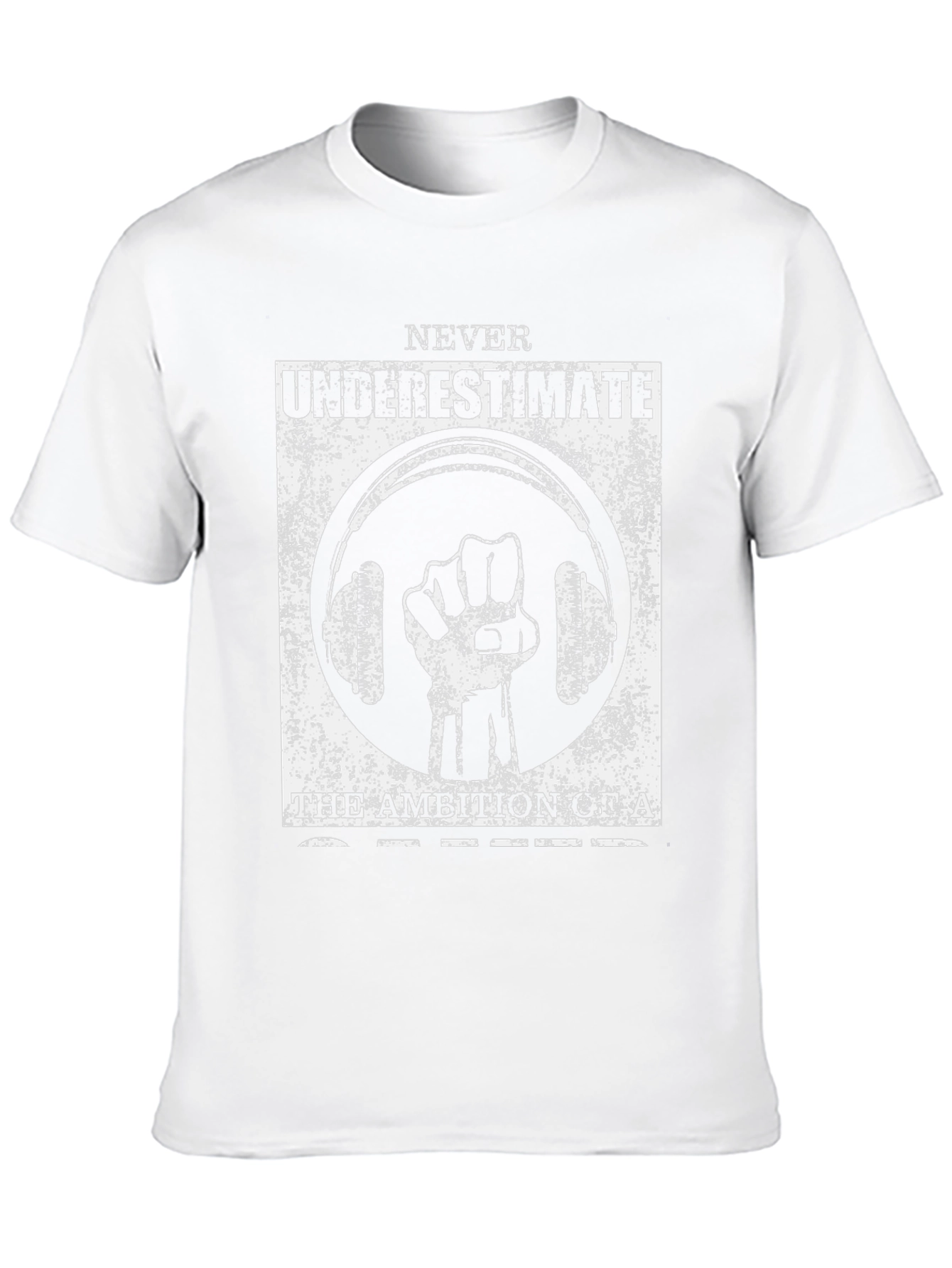 Never Underestimate DJ Ambition Black T-Shirt