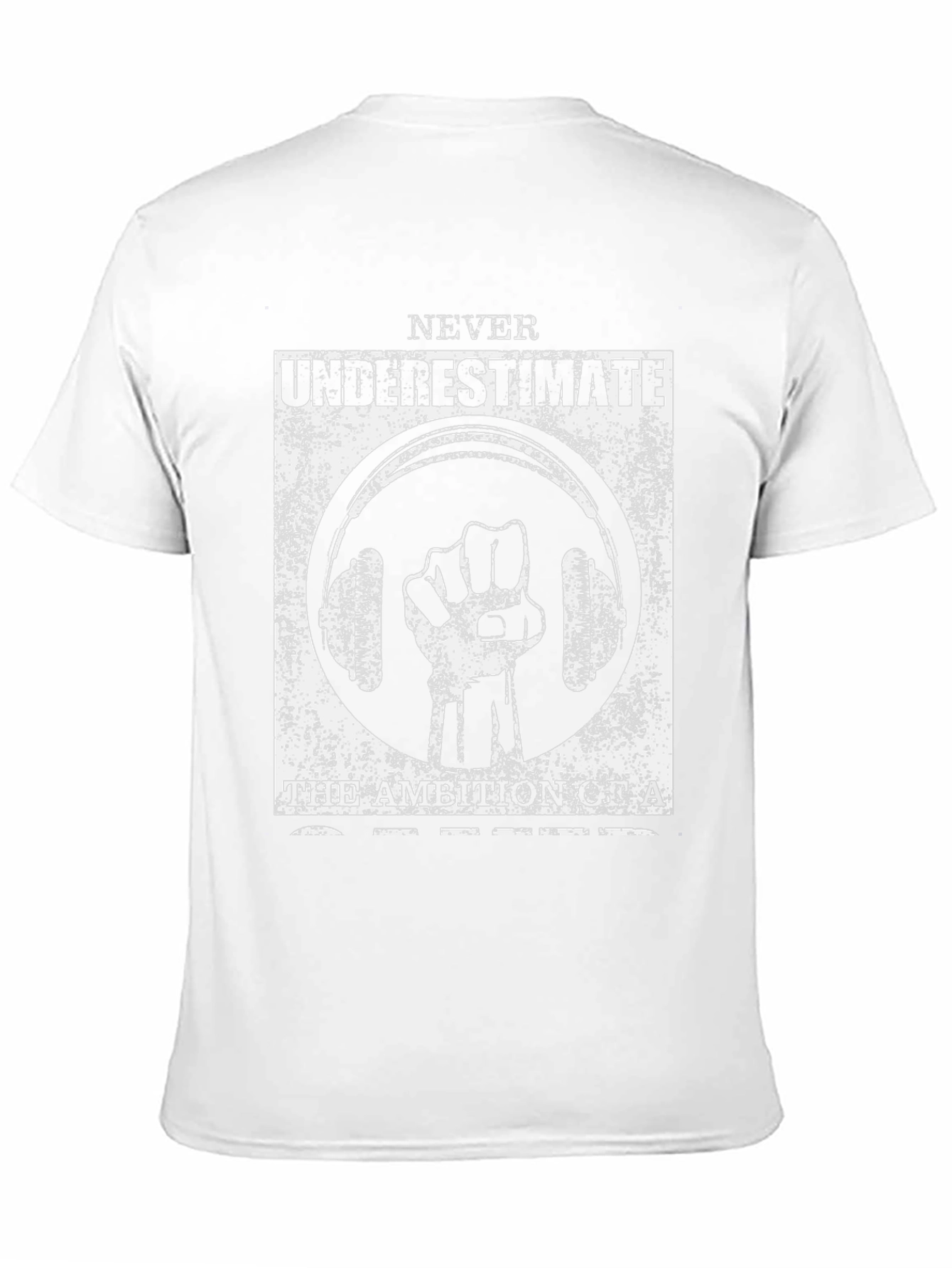 Never Underestimate DJ Ambition Black T-Shirt
