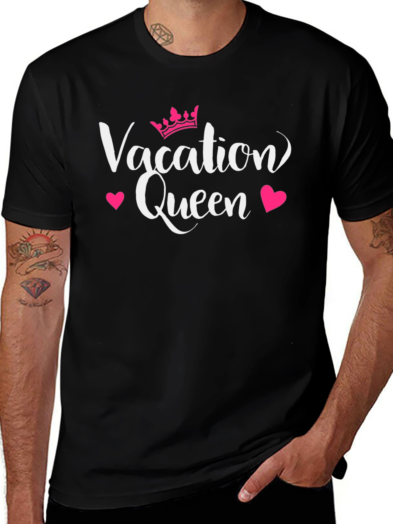 Vacation Queen T-Shirt - Fun Womens Holiday Tee