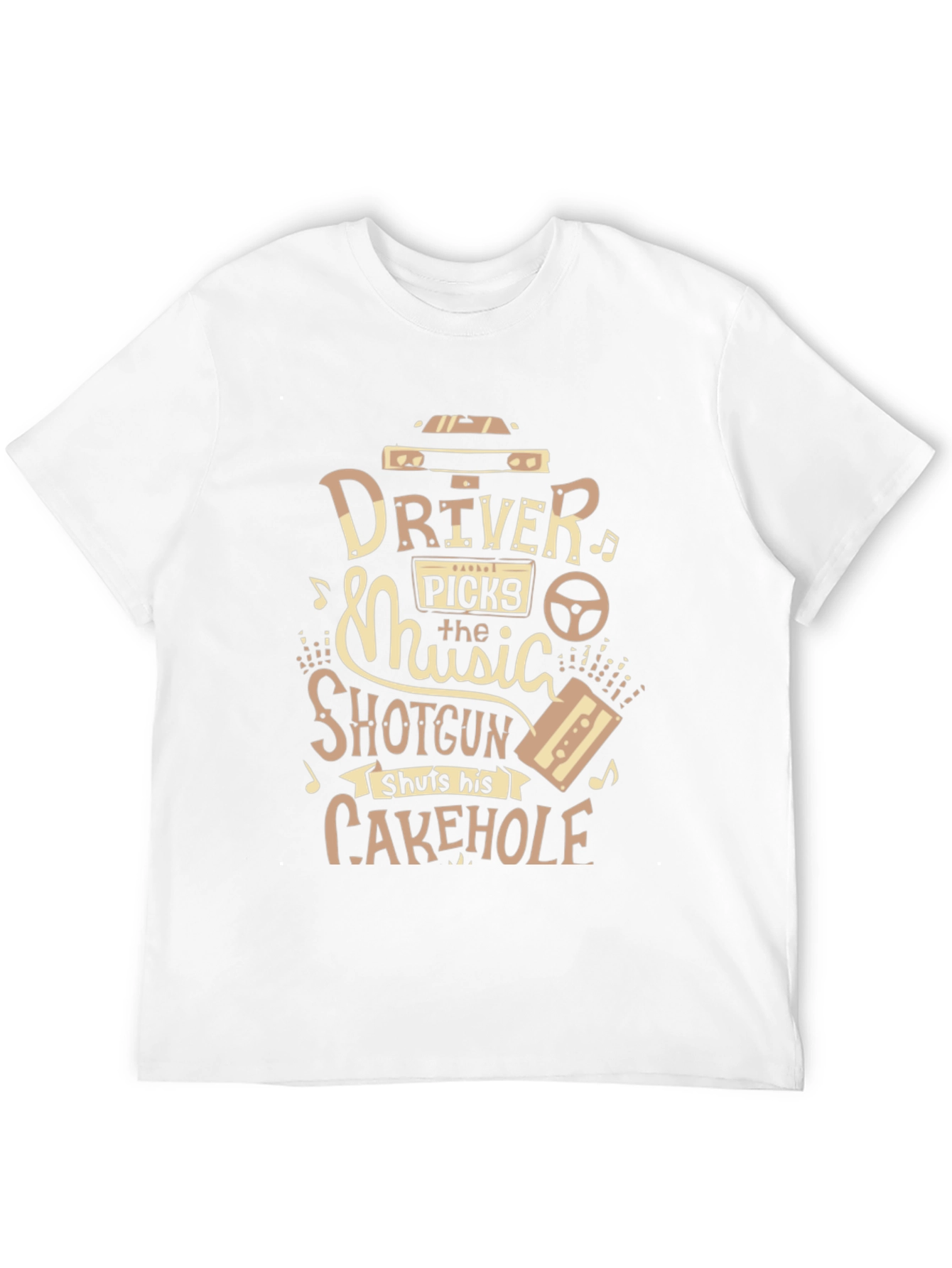 Driver Picks The Music Graphic T-Shirt