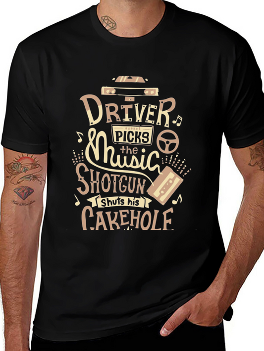 Driver Picks The Music Graphic T-Shirt