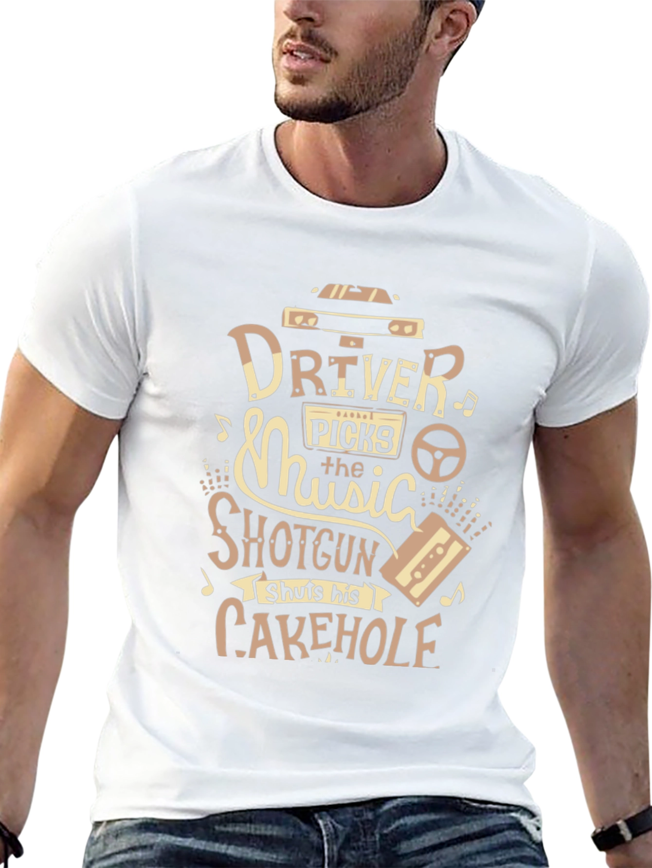 Driver Picks The Music Graphic T-Shirt