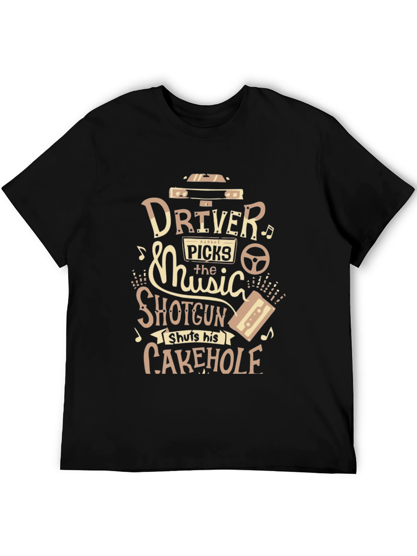 Driver Picks The Music Graphic T-Shirt