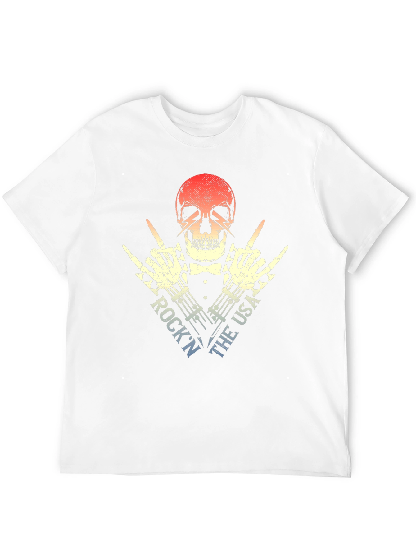 Rock N The USA Skeleton T-Shirt