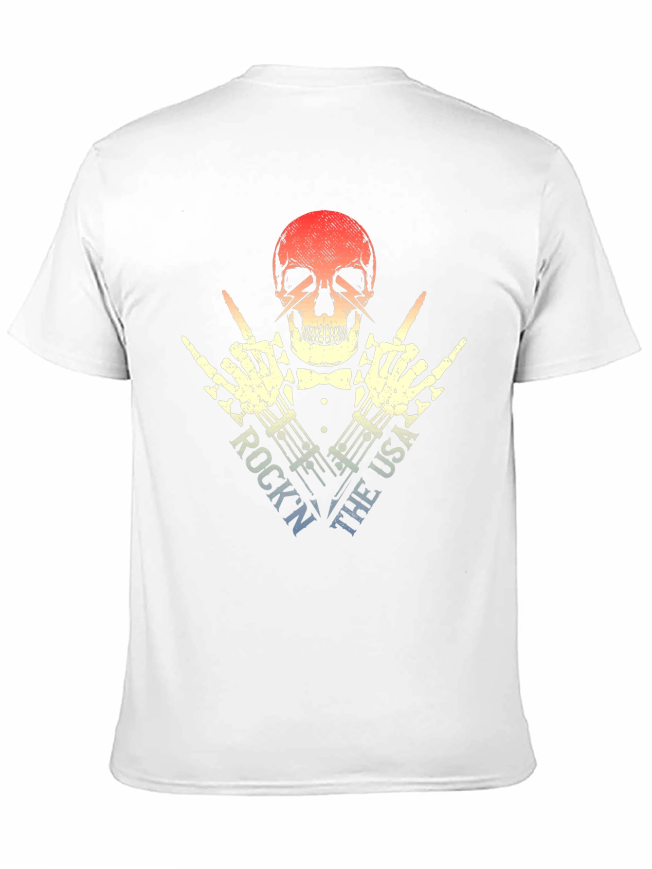 Rock N The USA Skeleton T-Shirt