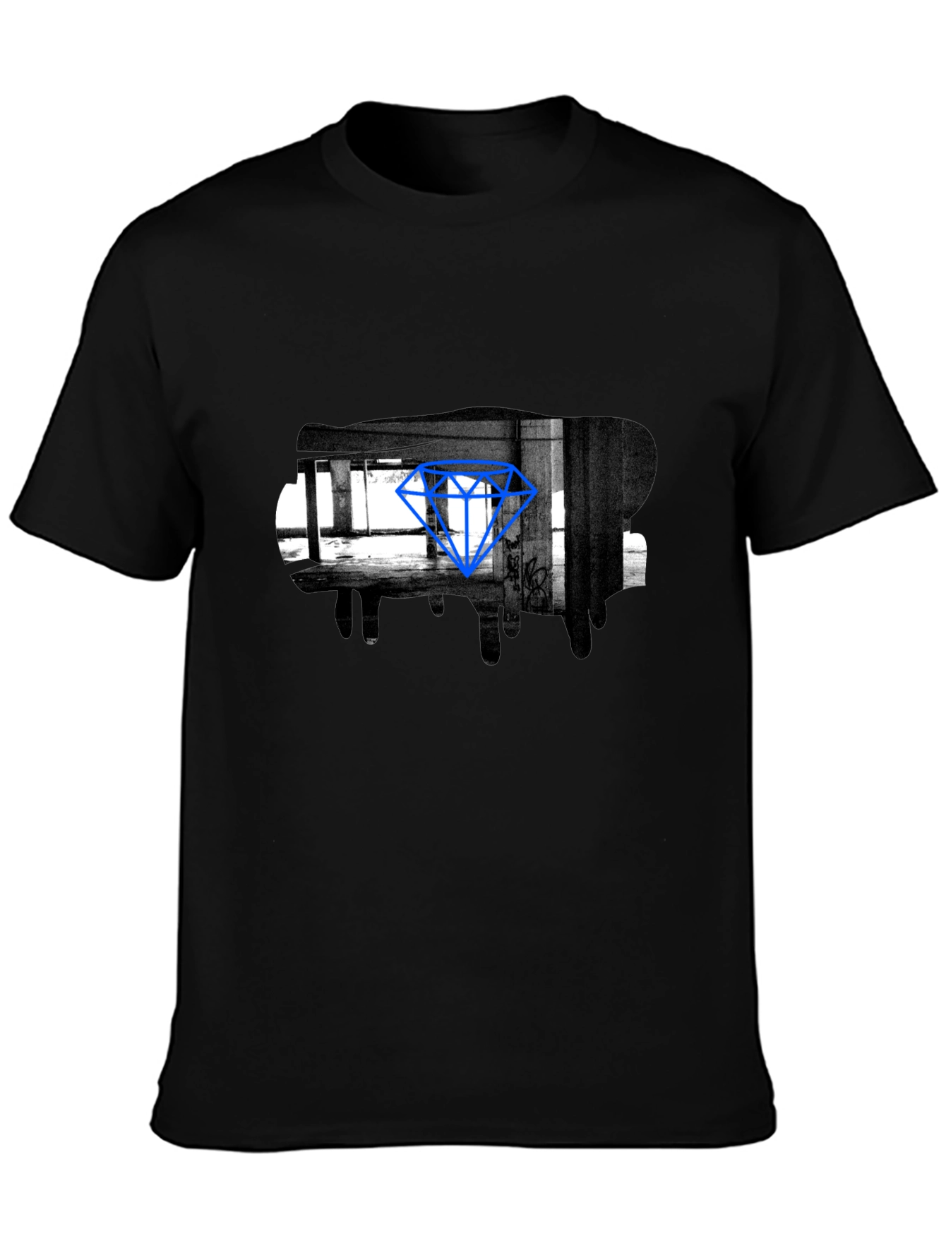Urban Diamond Graphic Tee - Cool Street Style