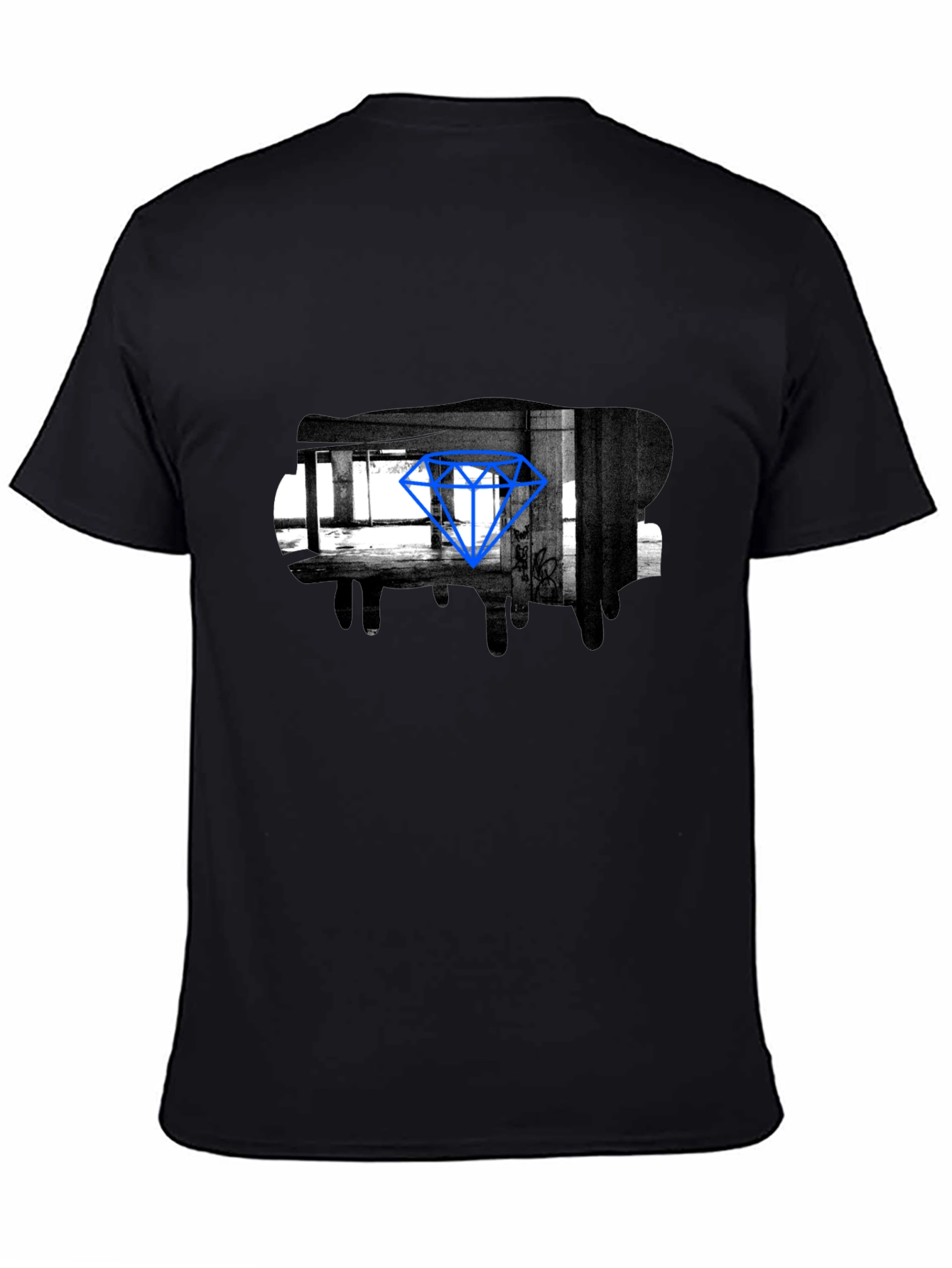 Urban Diamond Graphic Tee - Cool Street Style