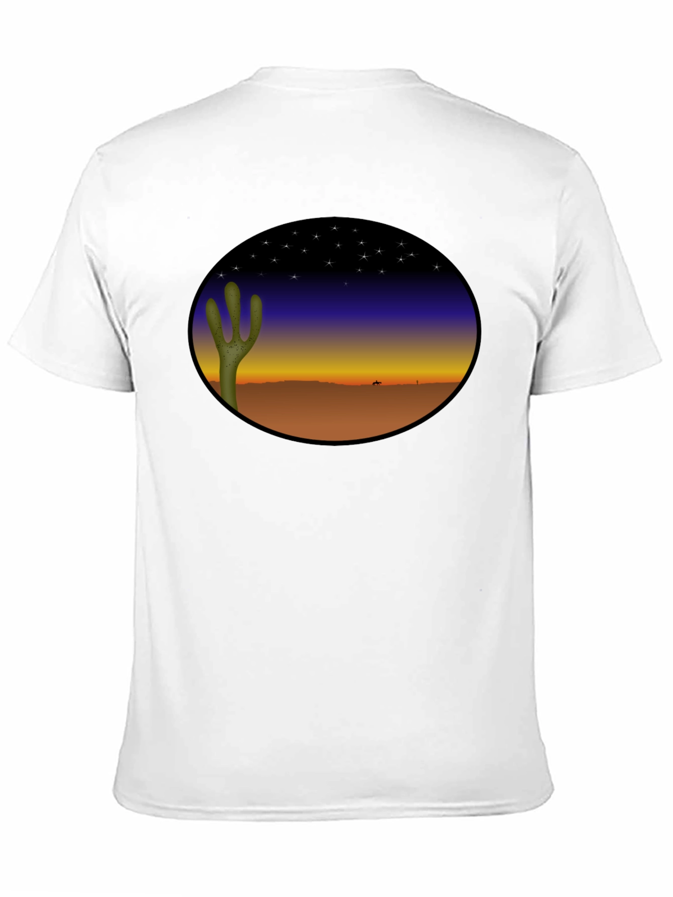 Desert Night Black T-Shirt