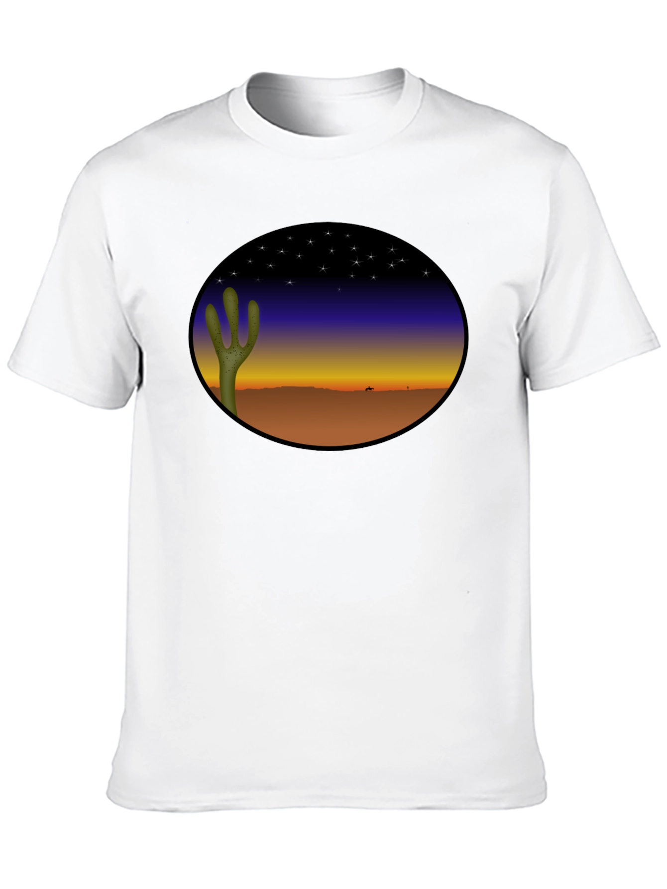 Desert Night Black T-Shirt