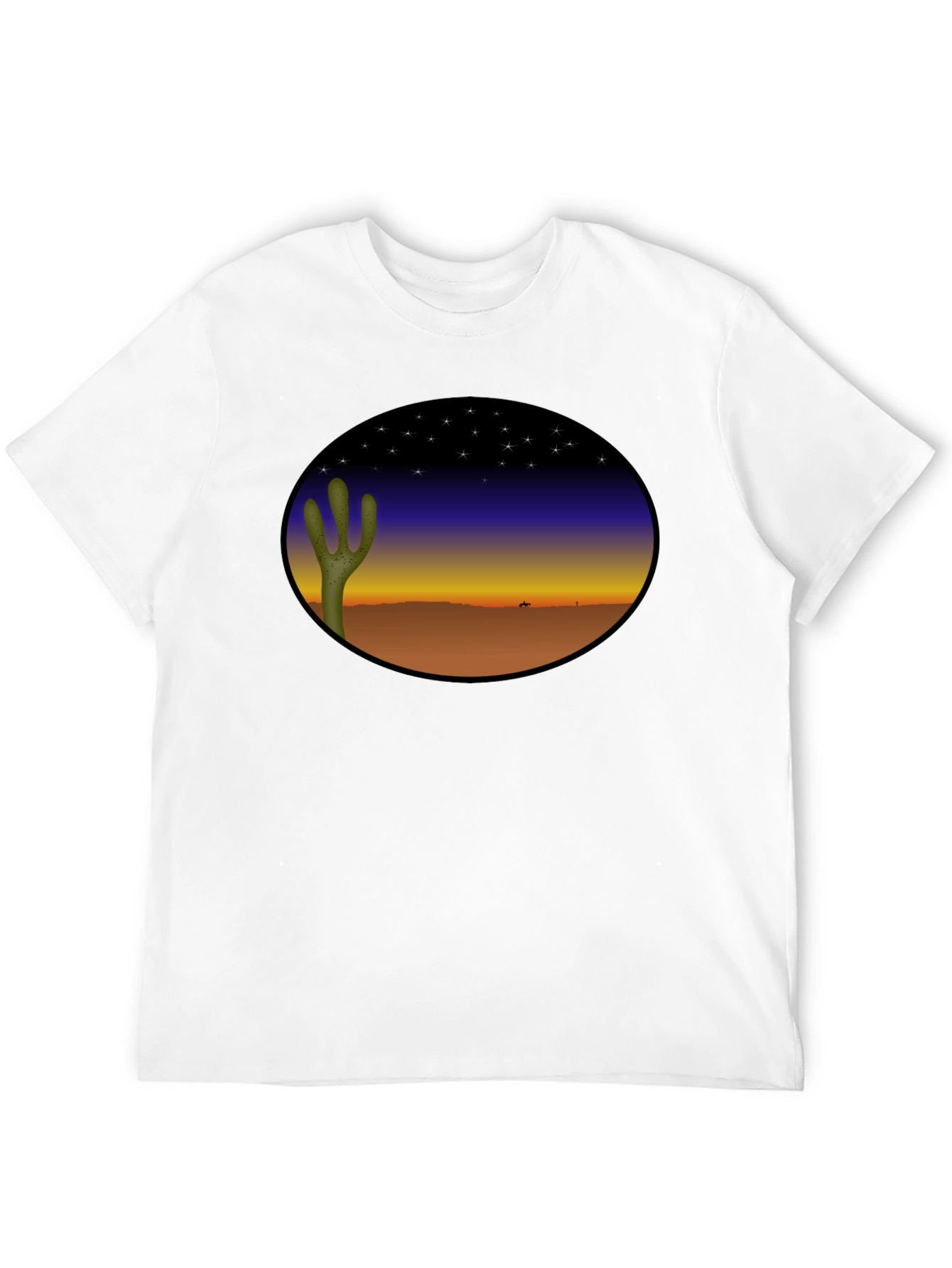 Desert Night Black T-Shirt