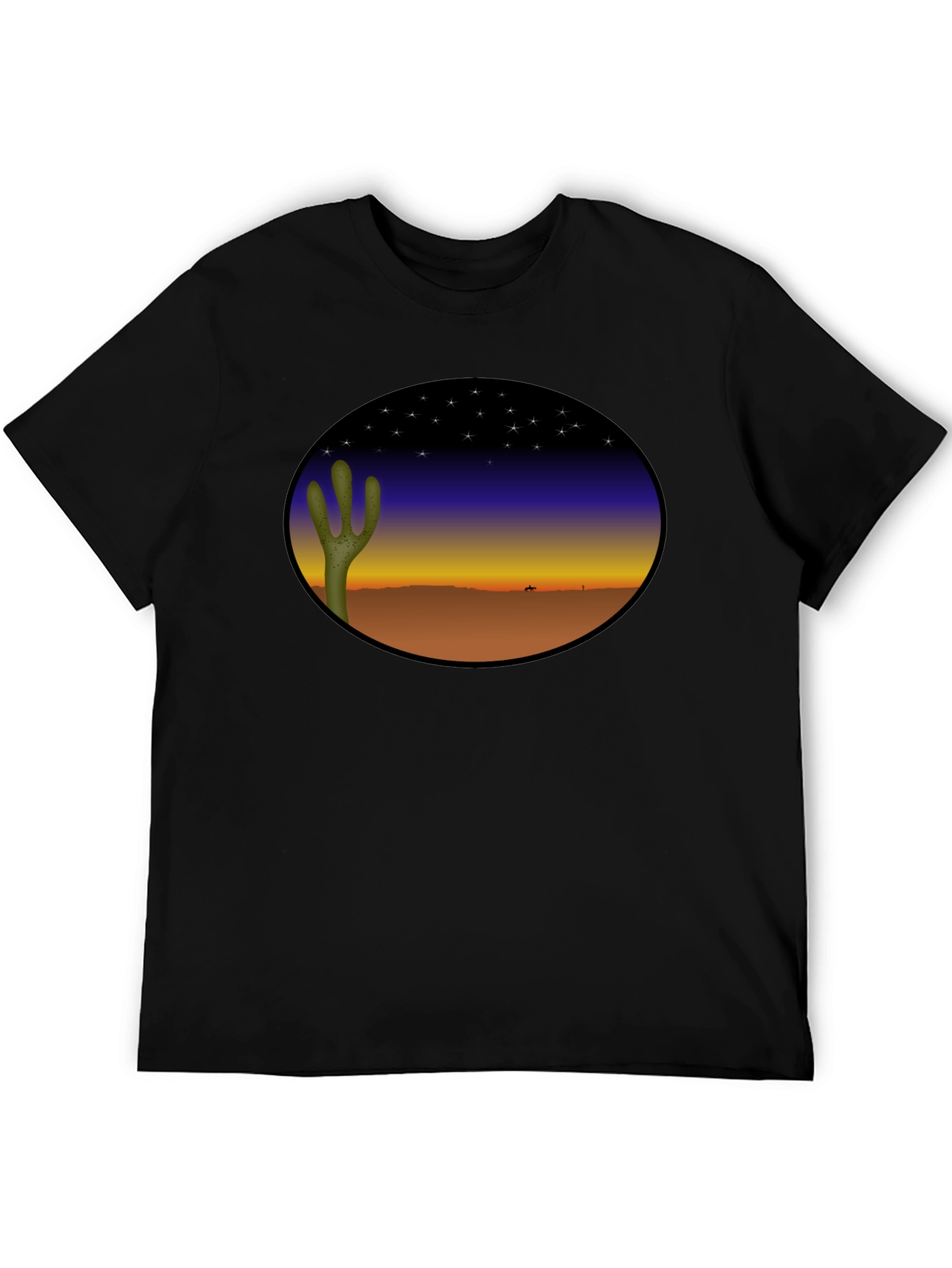 Desert Night Black T-Shirt