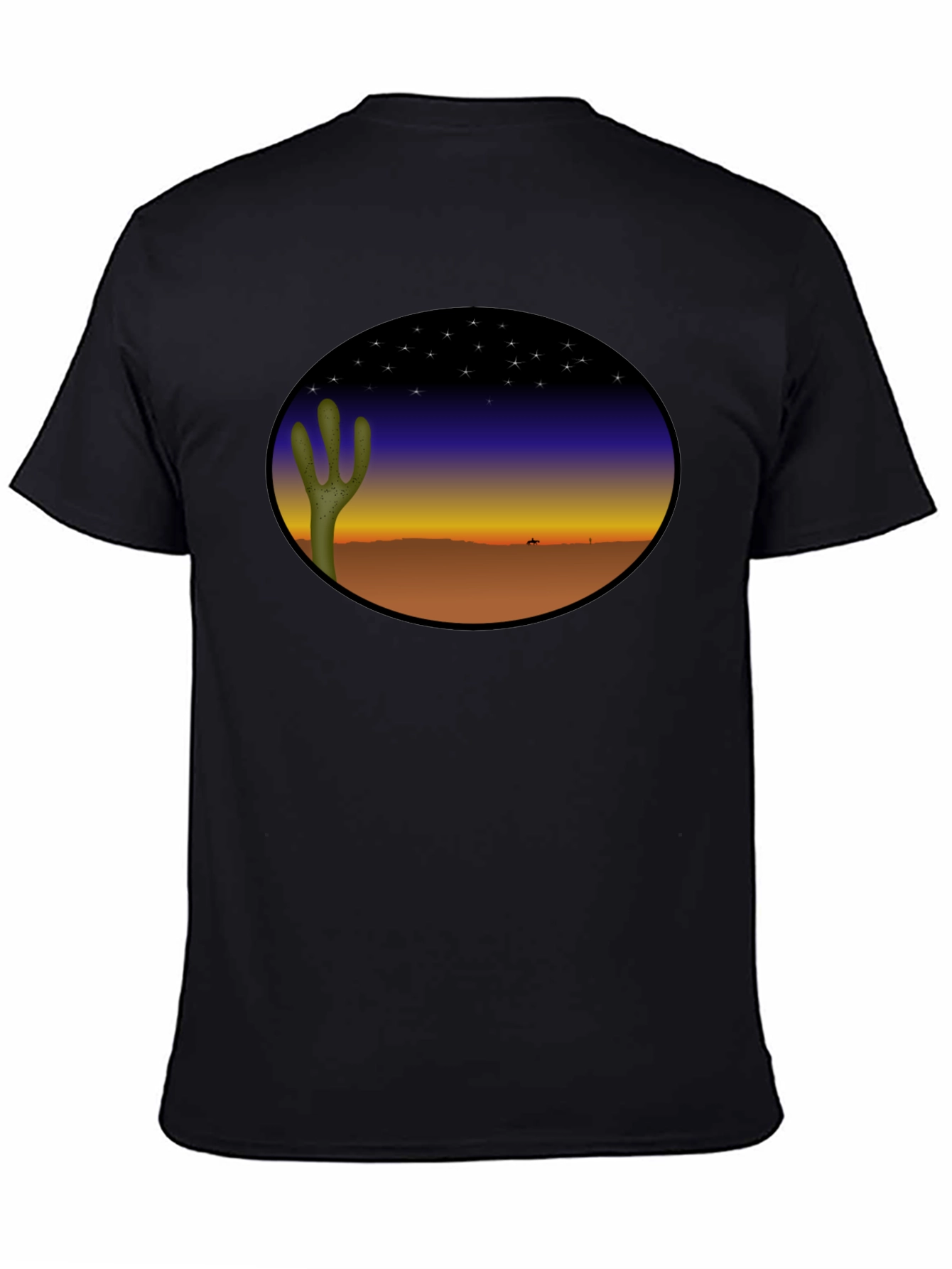 Desert Night Black T-Shirt