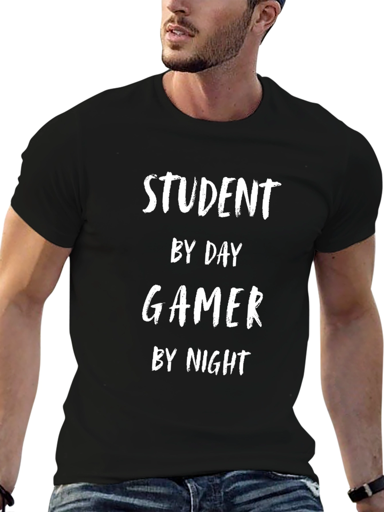 Student By Day Gamer By Night Graphic Tee