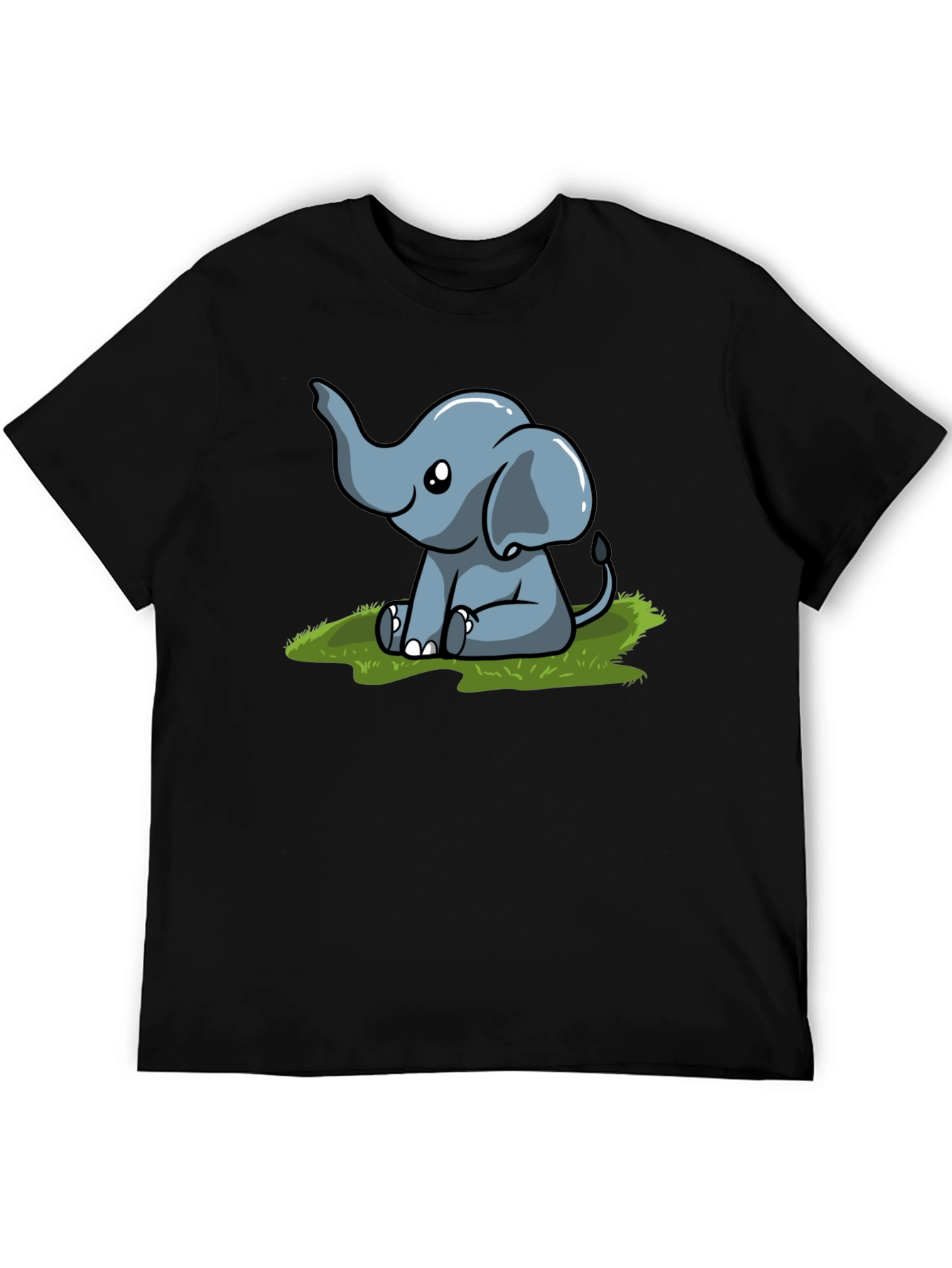 Cute Cartoon Elephant Graphic Tee