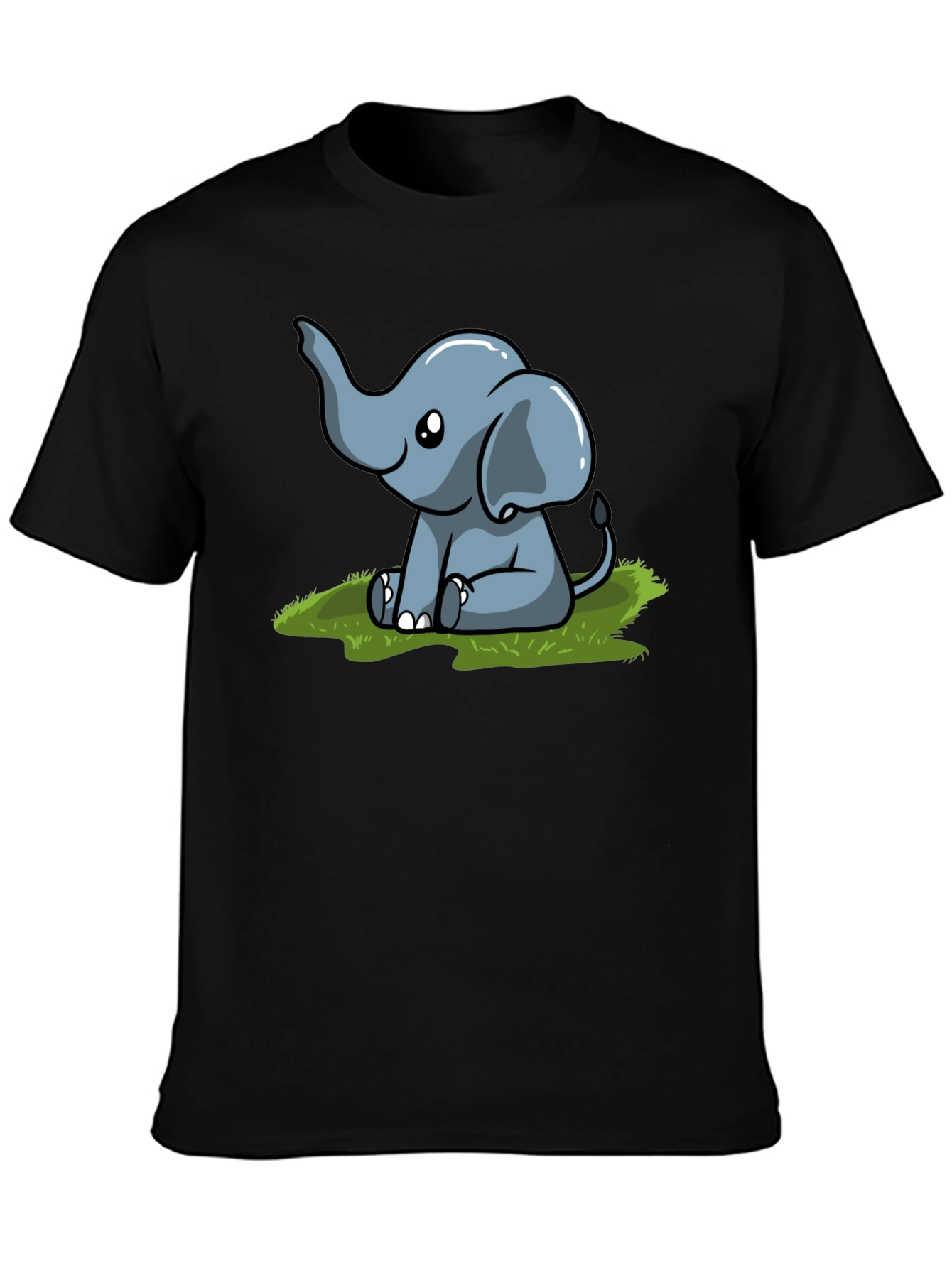 Cute Cartoon Elephant Graphic Tee