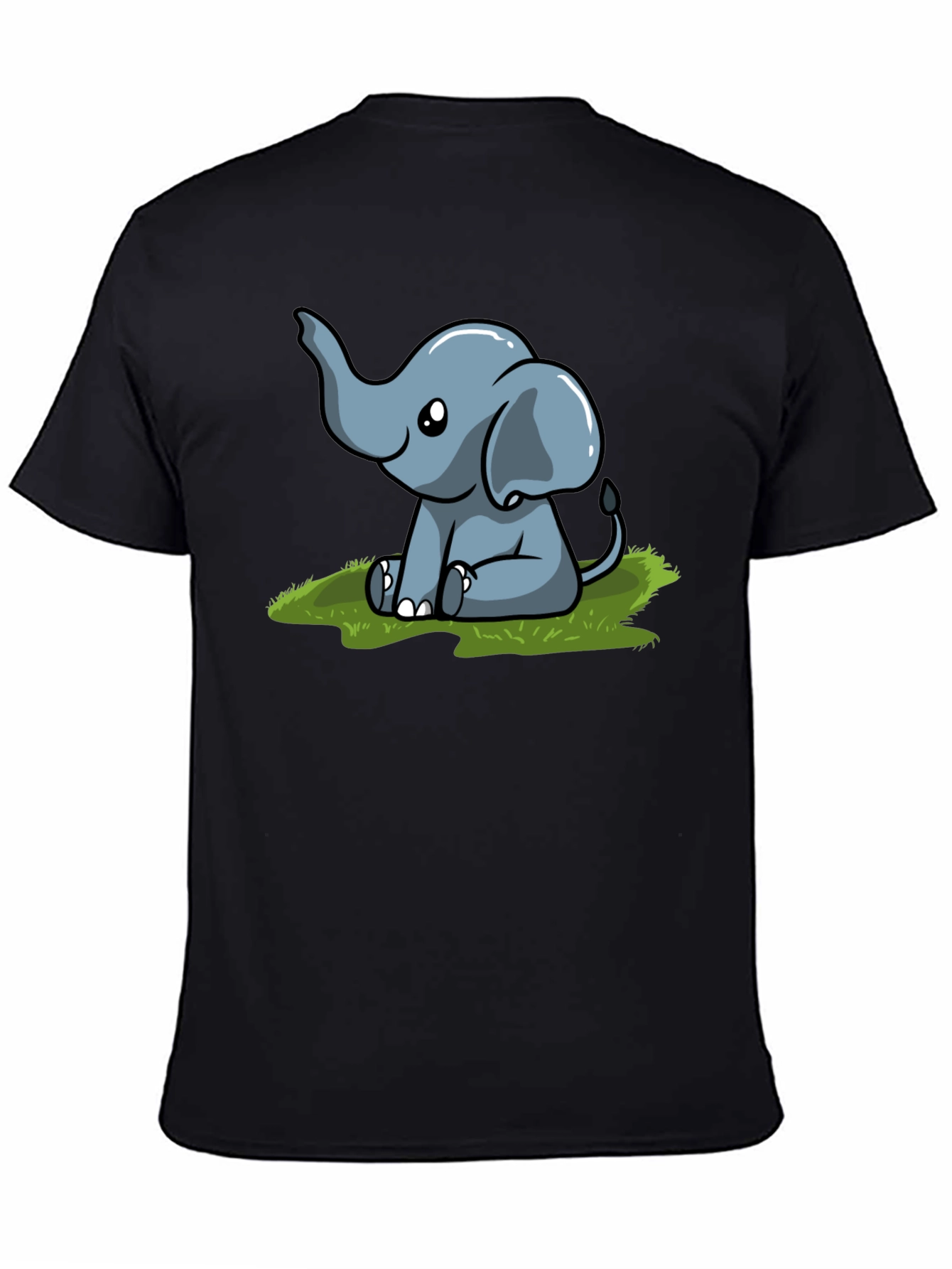 Cute Cartoon Elephant Graphic Tee