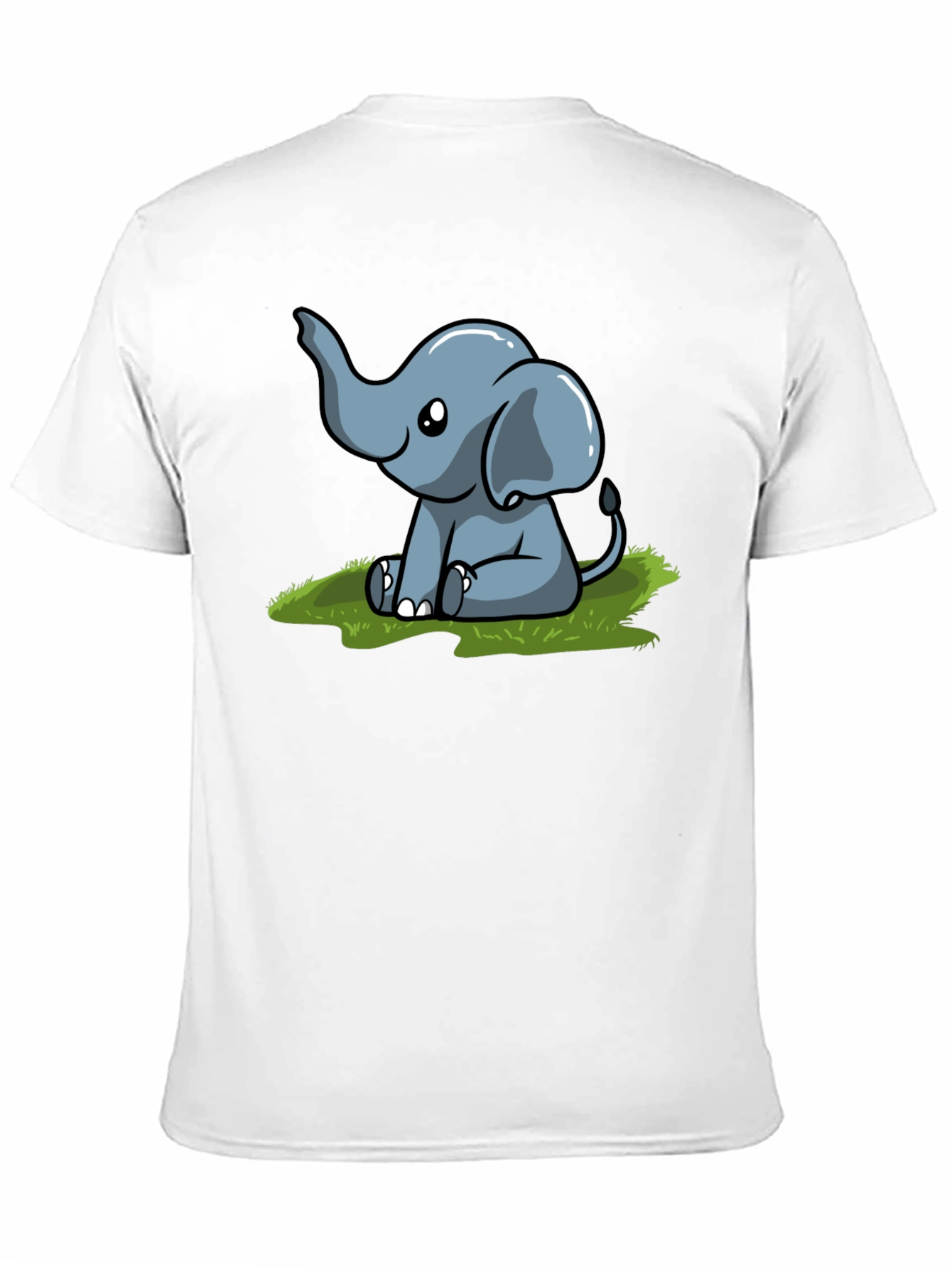 Cute Cartoon Elephant Graphic Tee