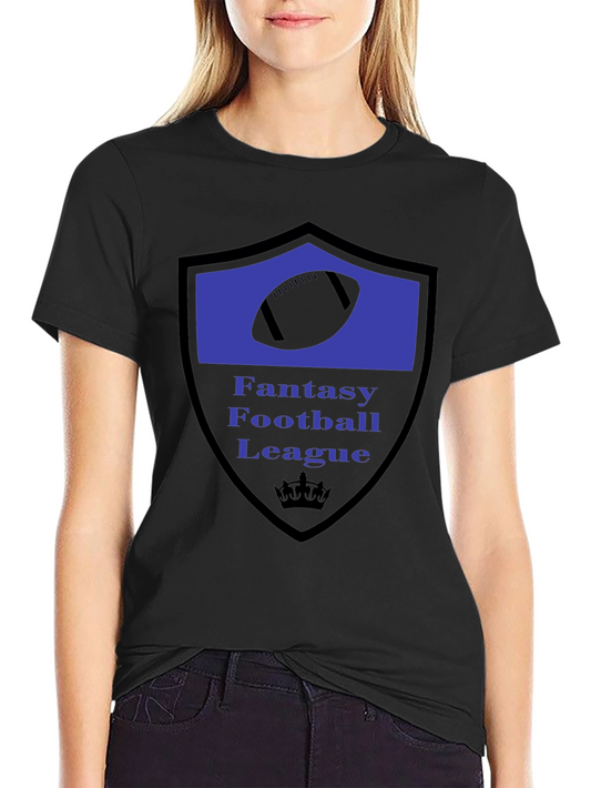 Fantasy Football League Black T-Shirt